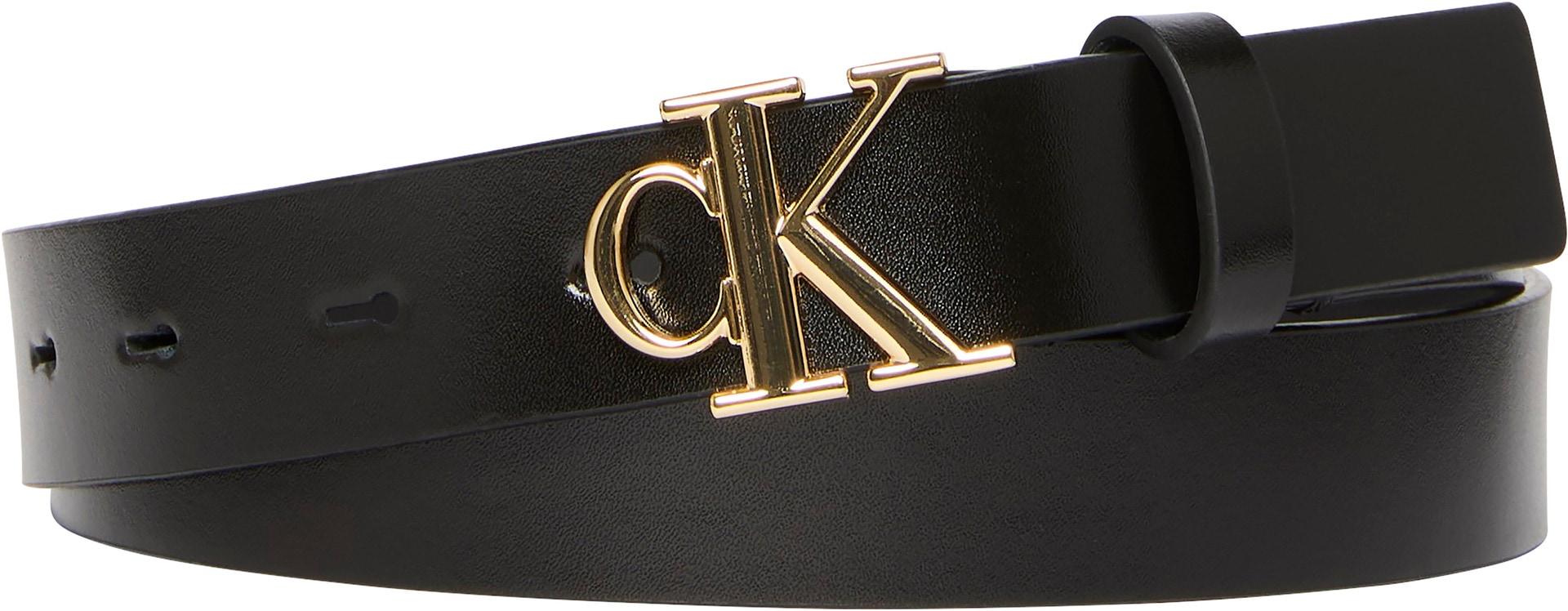 Calvin Klein Jeans Ledergürtel »Monogram Plaque Buckle 25MM«