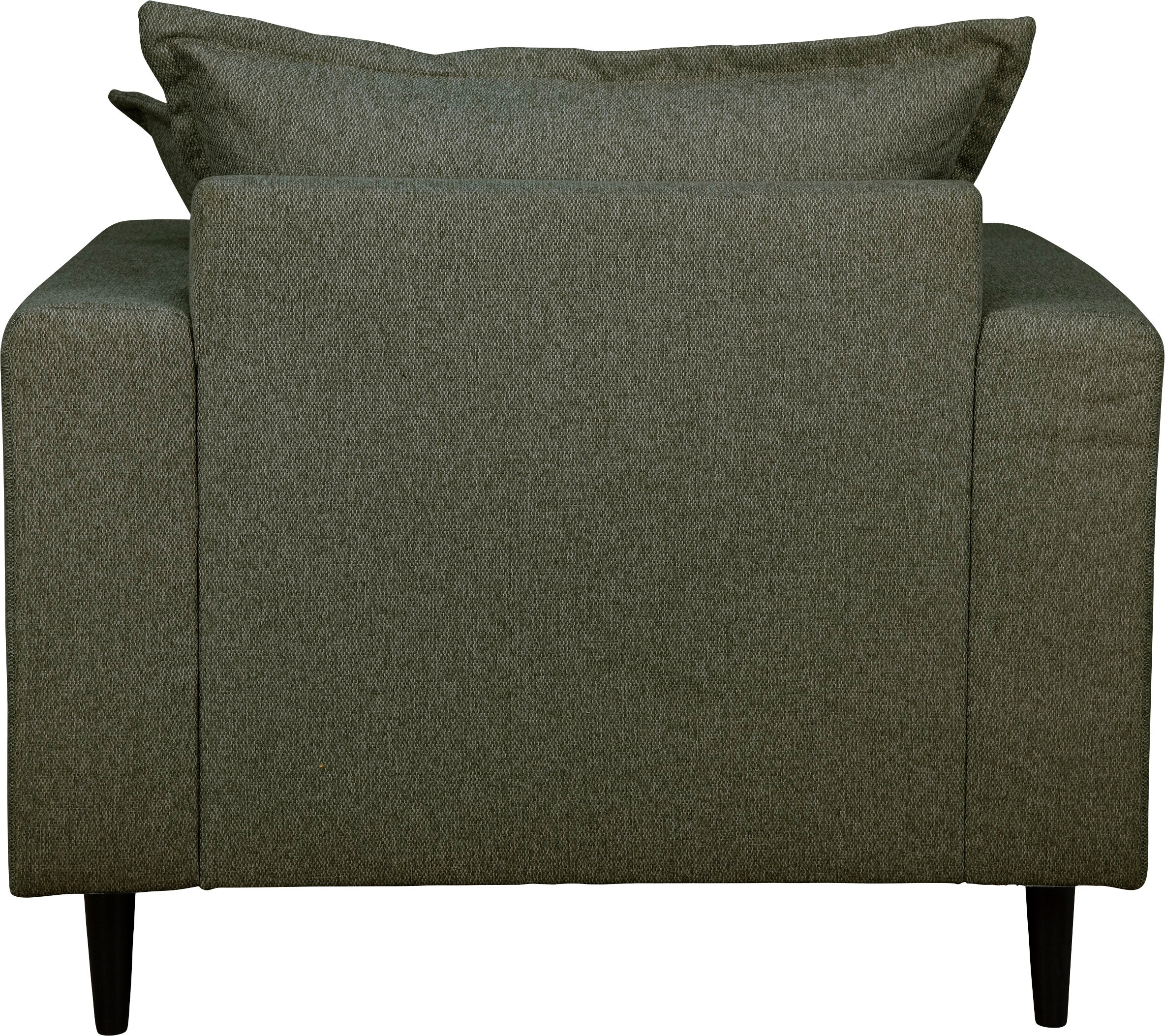 Home affaire Sessel »VEYRAS Loungesessel, Masse B/T/H: 95/84/76 cm«, mit Wellenunterfederung, incl. Kissen