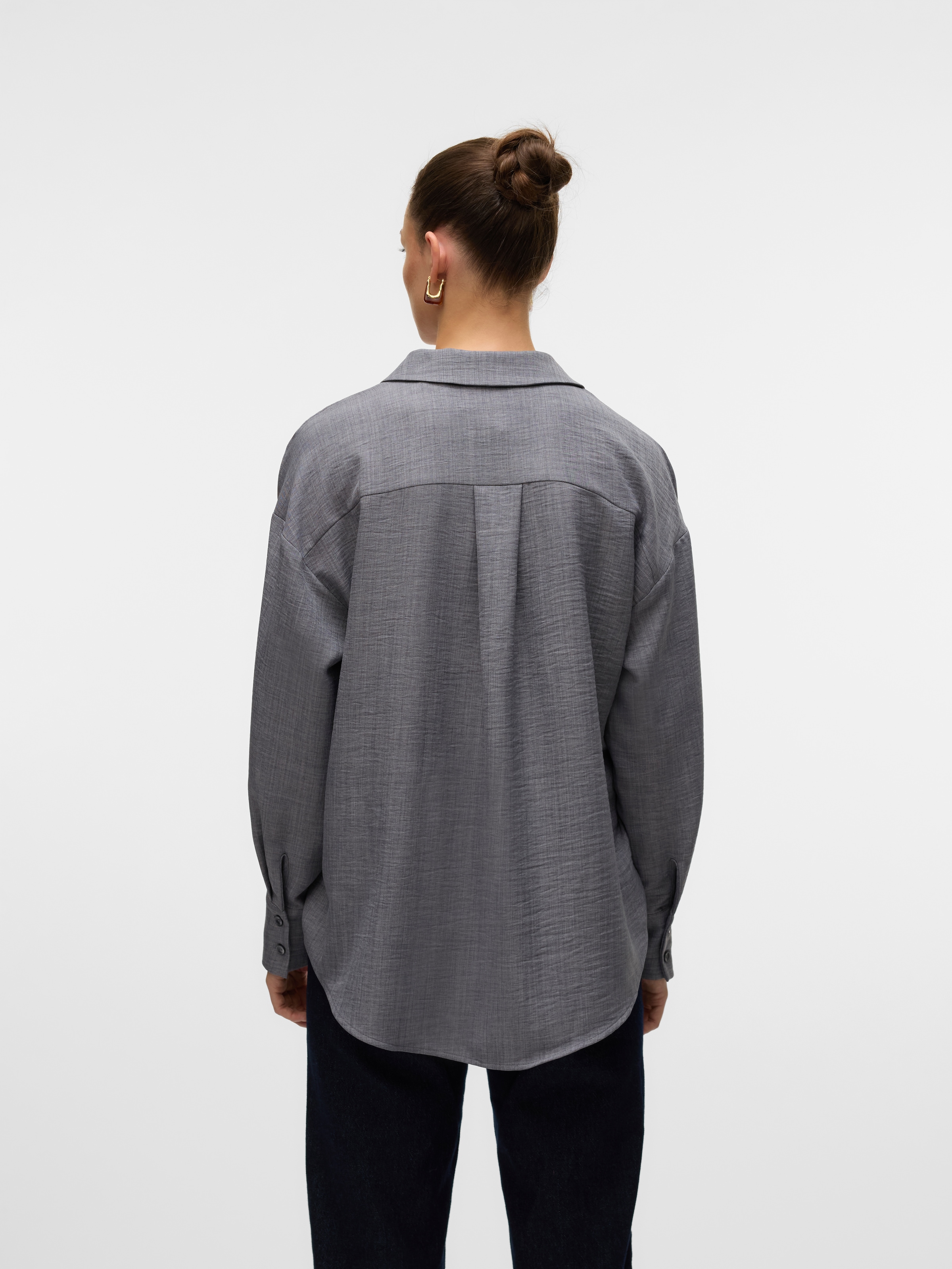 Vero Moda Langarmbluse »VMMELANEY QUEENY LS SHIRT WVN NOOS«