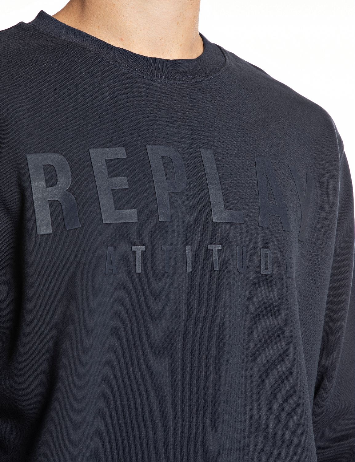 Replay Sweatshirt, mit Logo-Schriftzug auf der Brust