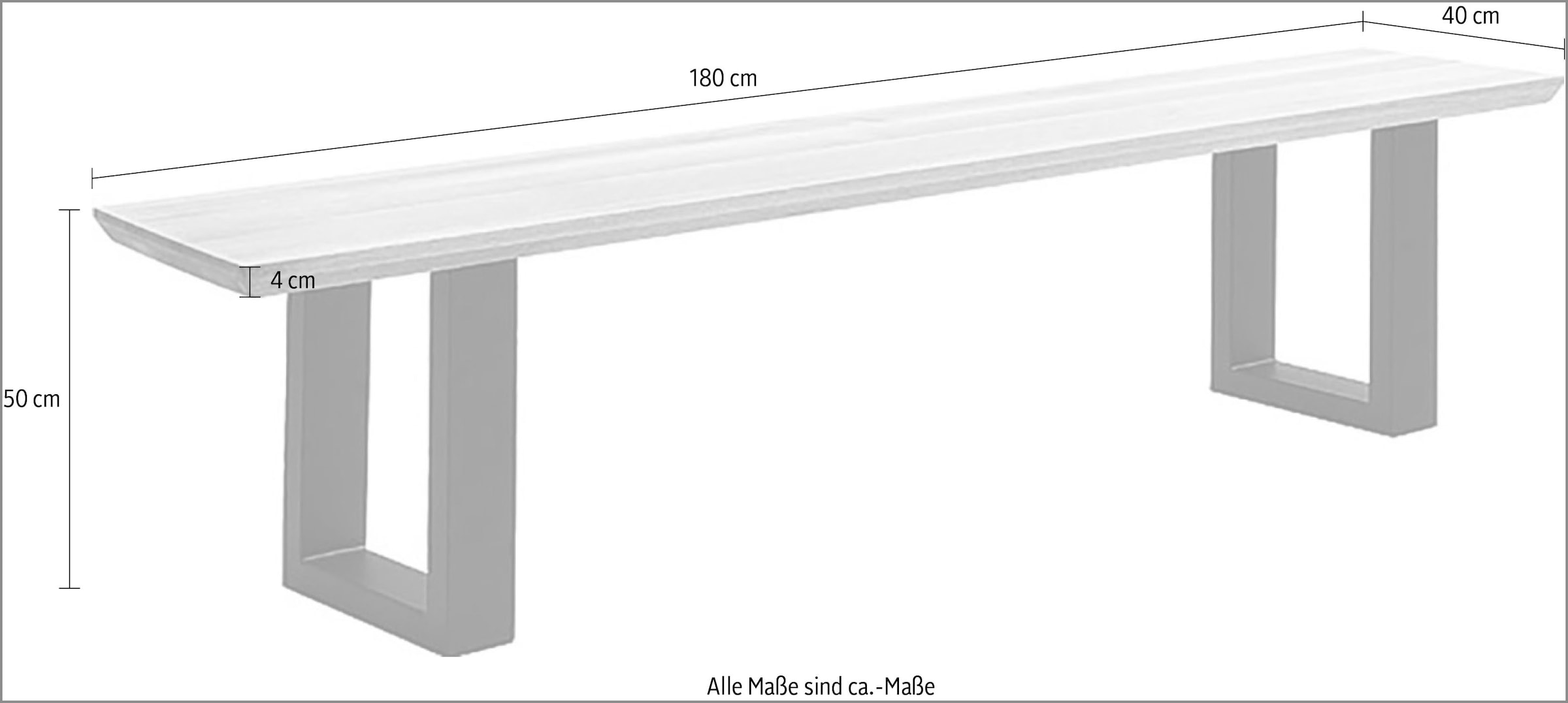MCA living Banc »Palais Bank« 1 cuis tlg.