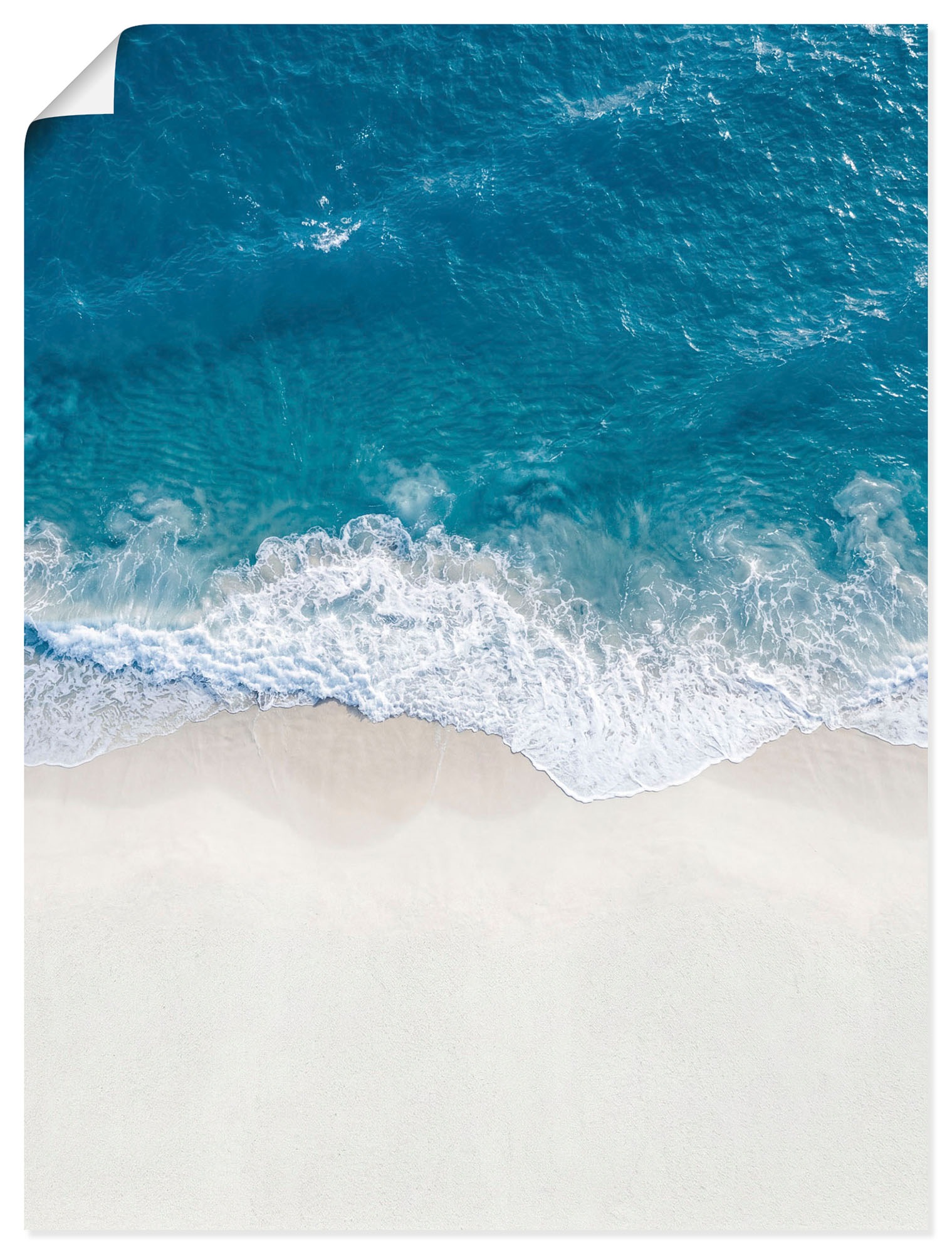 GOODproduct Wandbild »Strand von oben II« Meer Bilder 1 Stk. tlg. als Poster oder Leinwandbild in verschied. Grössen