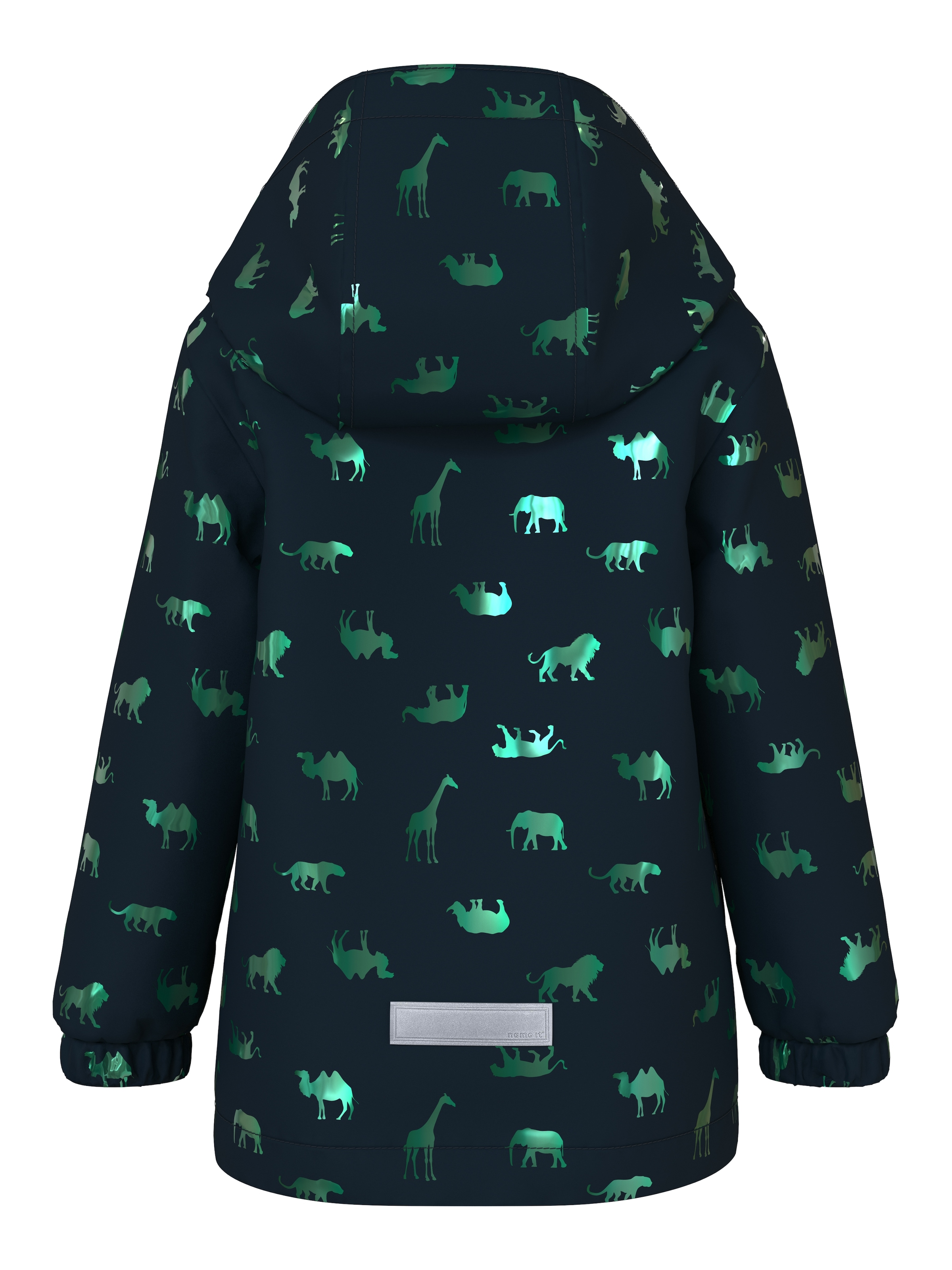 Name It Veste d'extérieur »NMMMAX JACKET LI FOIL AOP« mit Kapuze