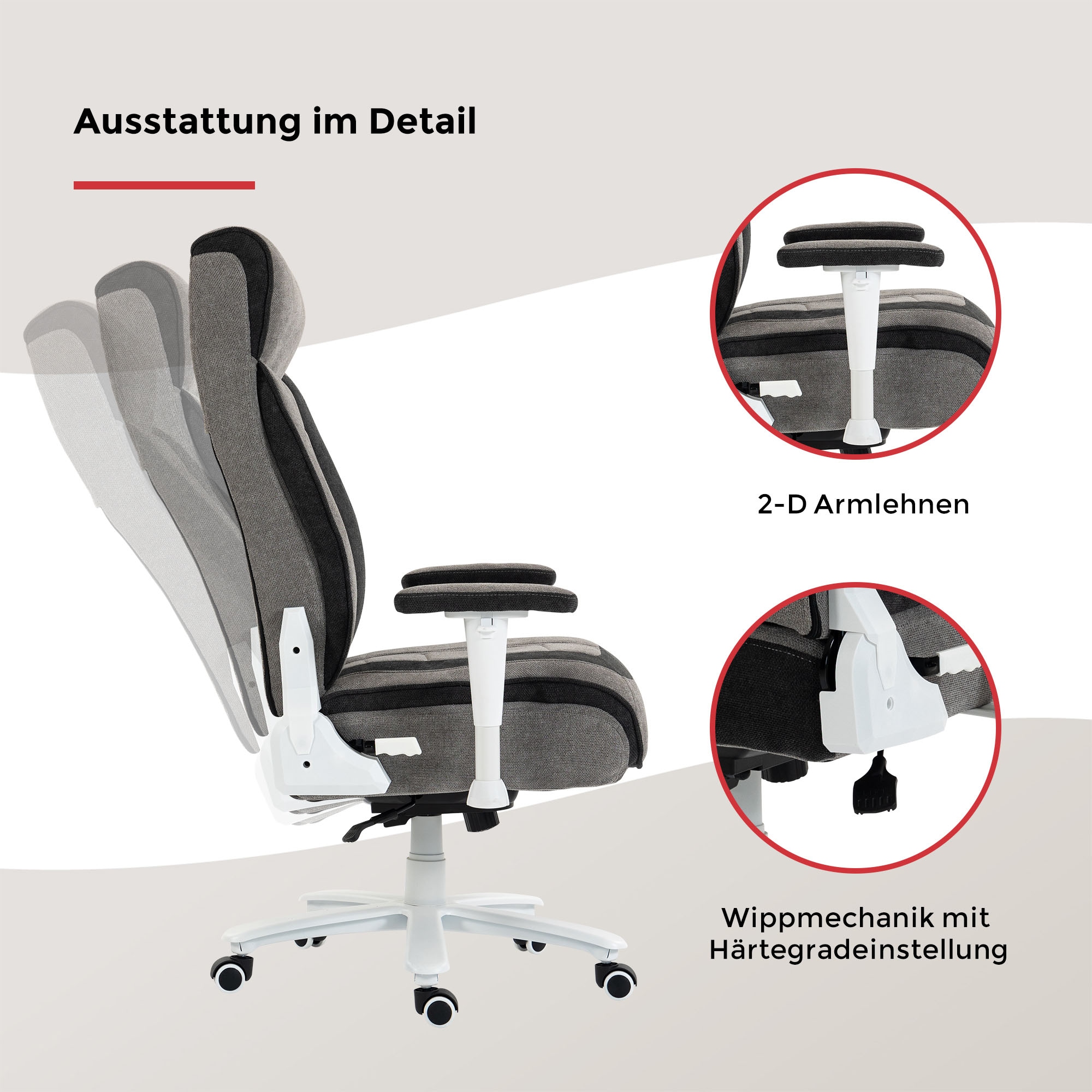 Duo Collection Chaise de jeu »Game-Rocker G-40 Large« () 1 cuisTaschenfederkern