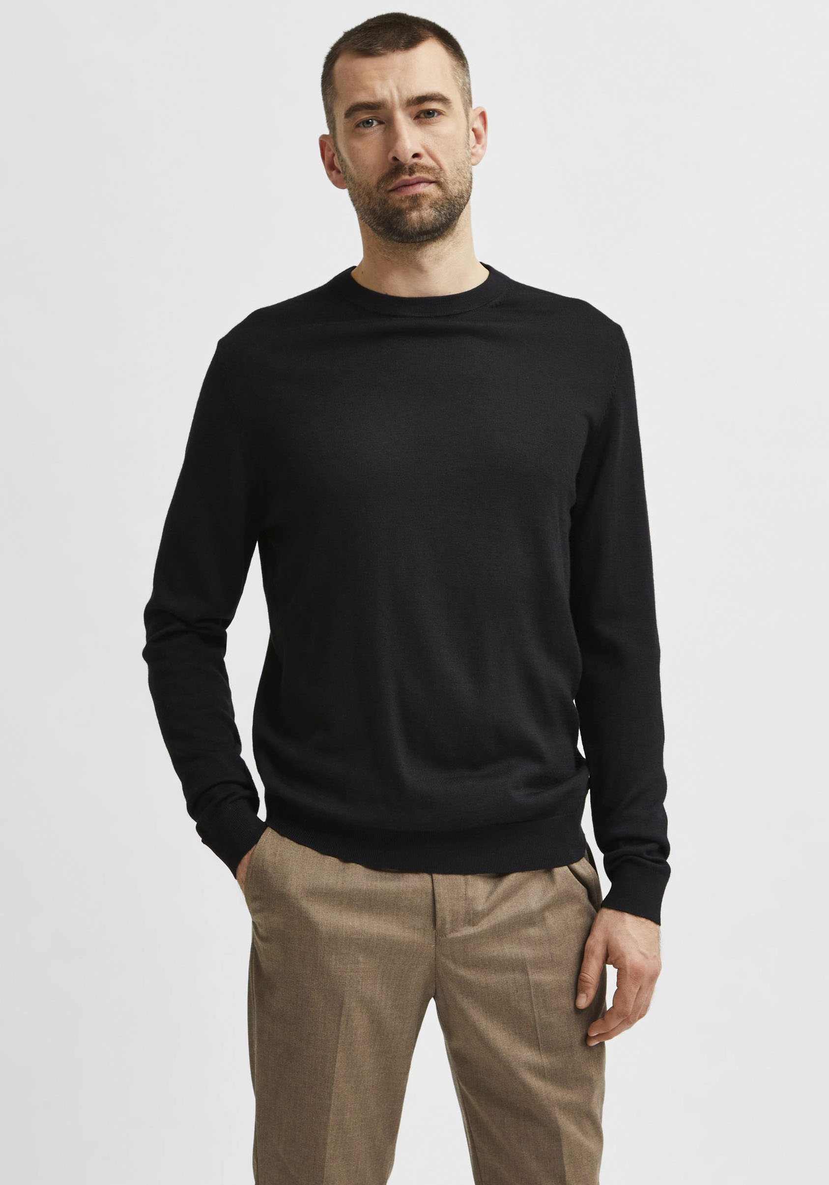 Rundhalspullover »OWN MERINO COOLMAX KNIT«
