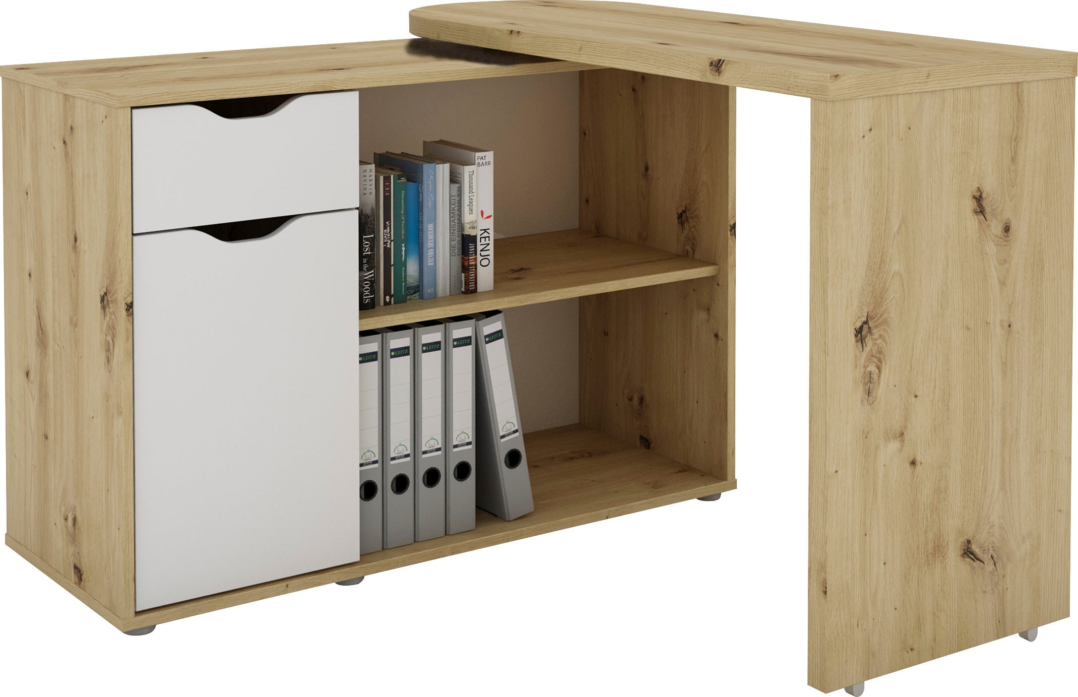 Homexperts Schreibtisch »Turner«, mit drehbarer Tischplatte