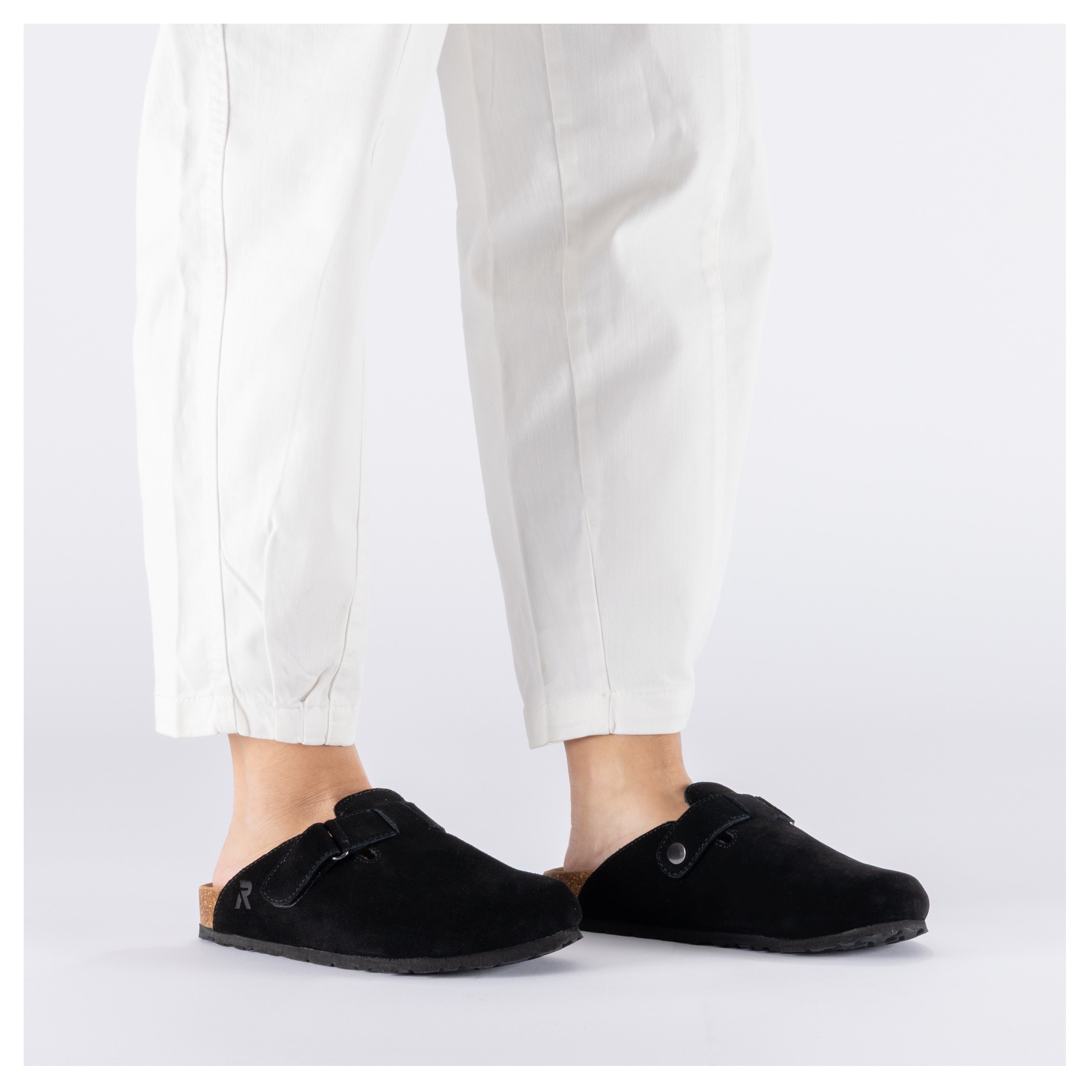 Rieker Sabot  mule, chausson, chaussure d'été avec bride velcro
