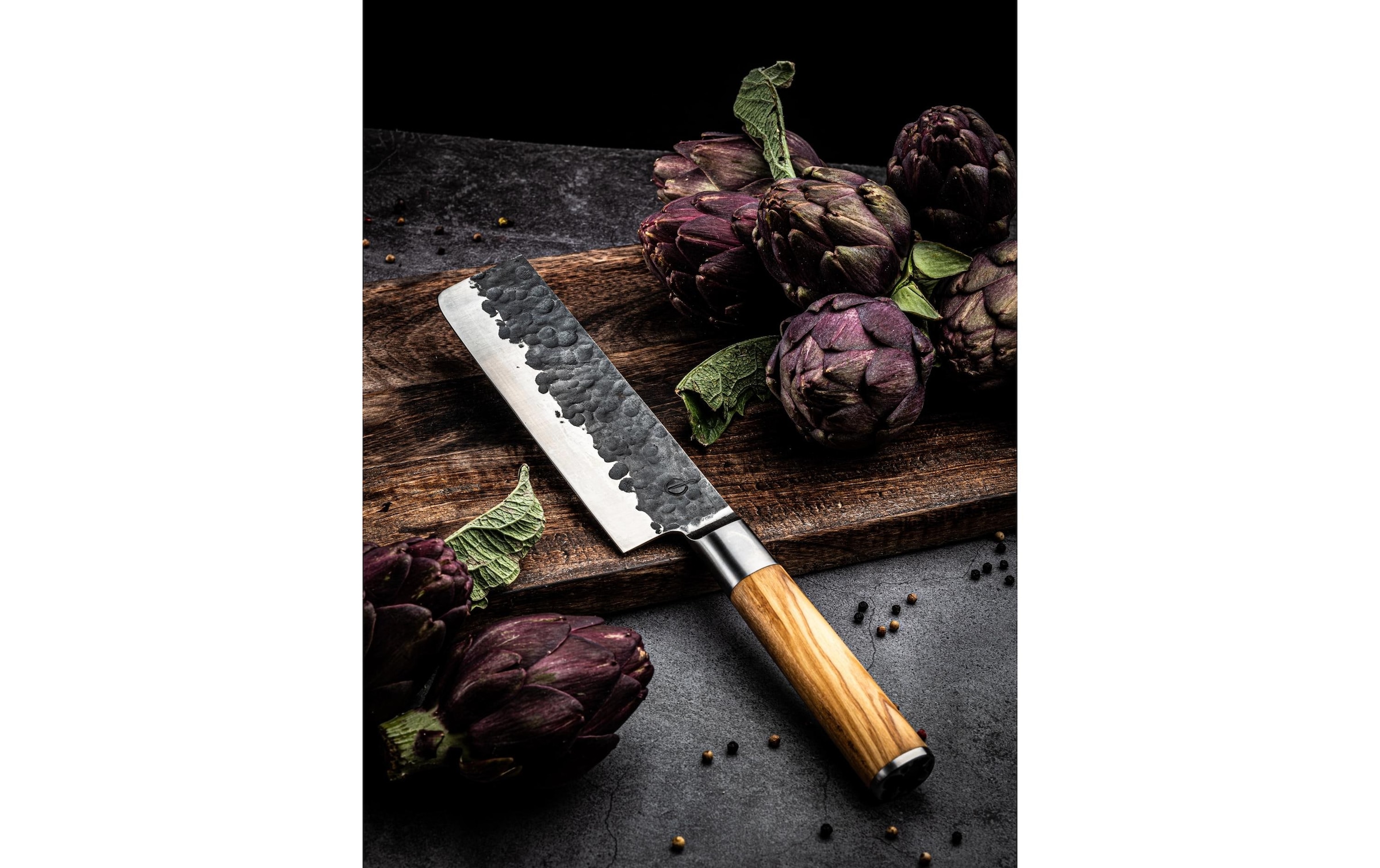   »Forged Olive Hackbeil 18 cm«