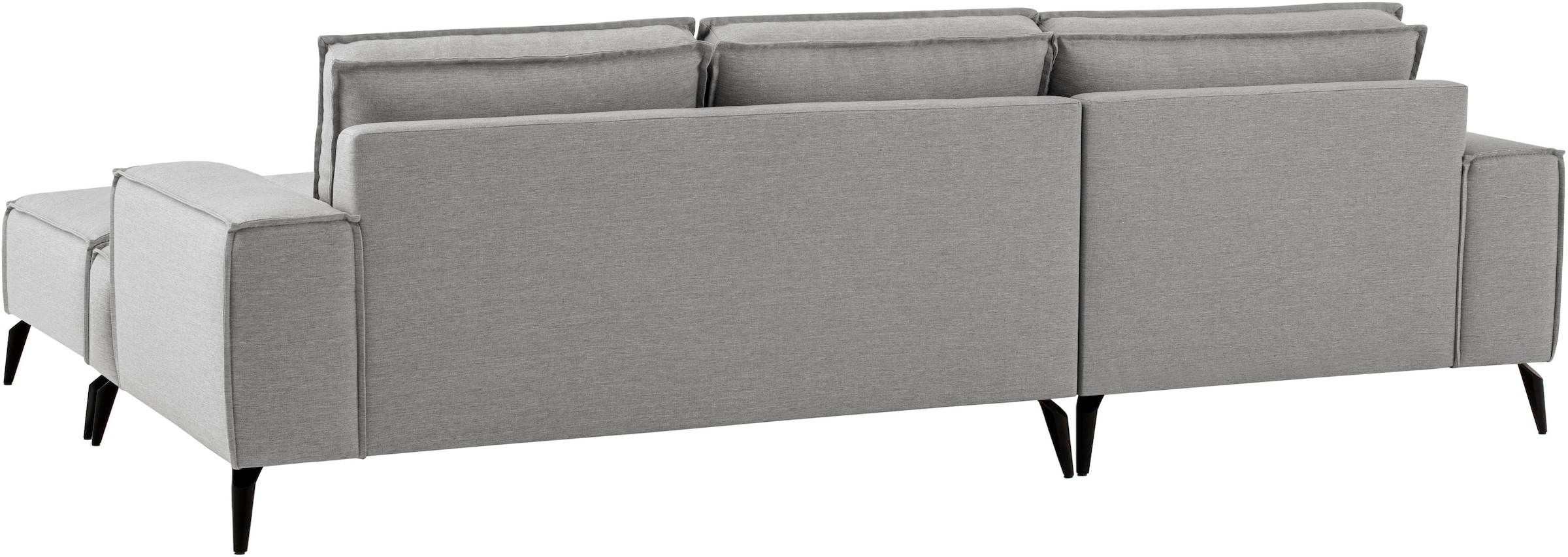 GOODproduct Groupe de sièges »TVINNU, Polsterecke L-Form, Schlaffunktion, mit Hocker« Ensemble,  Set, stellbar zum Schlafsofa (Krokodilverbinder)