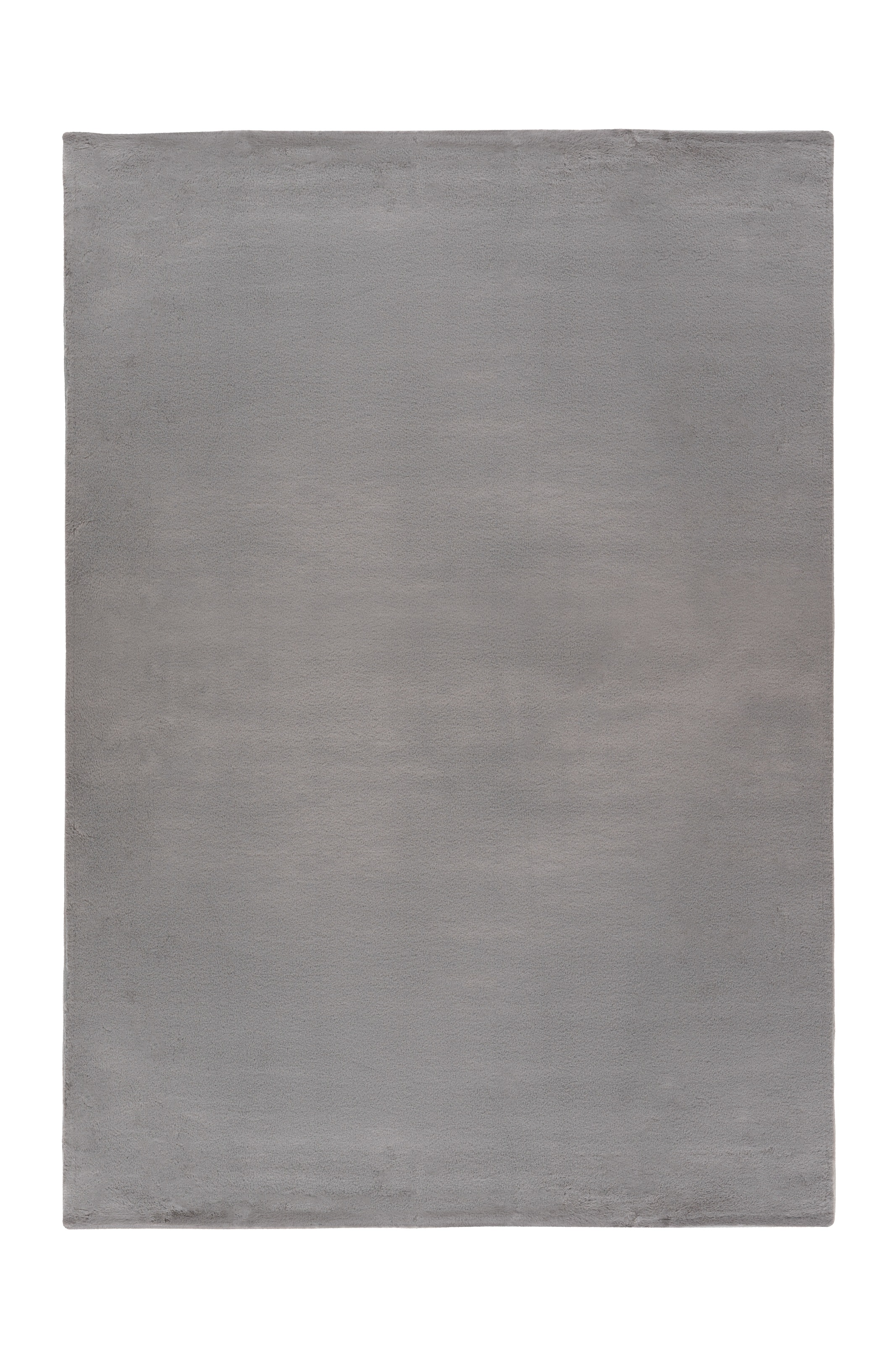 me gusta Tapis »Rabbit Prime 125« Rectangulaire 18 mm Höhe Kaninchenfell Haptik, flauschig weich, geeignet für  Fussbodenheizung