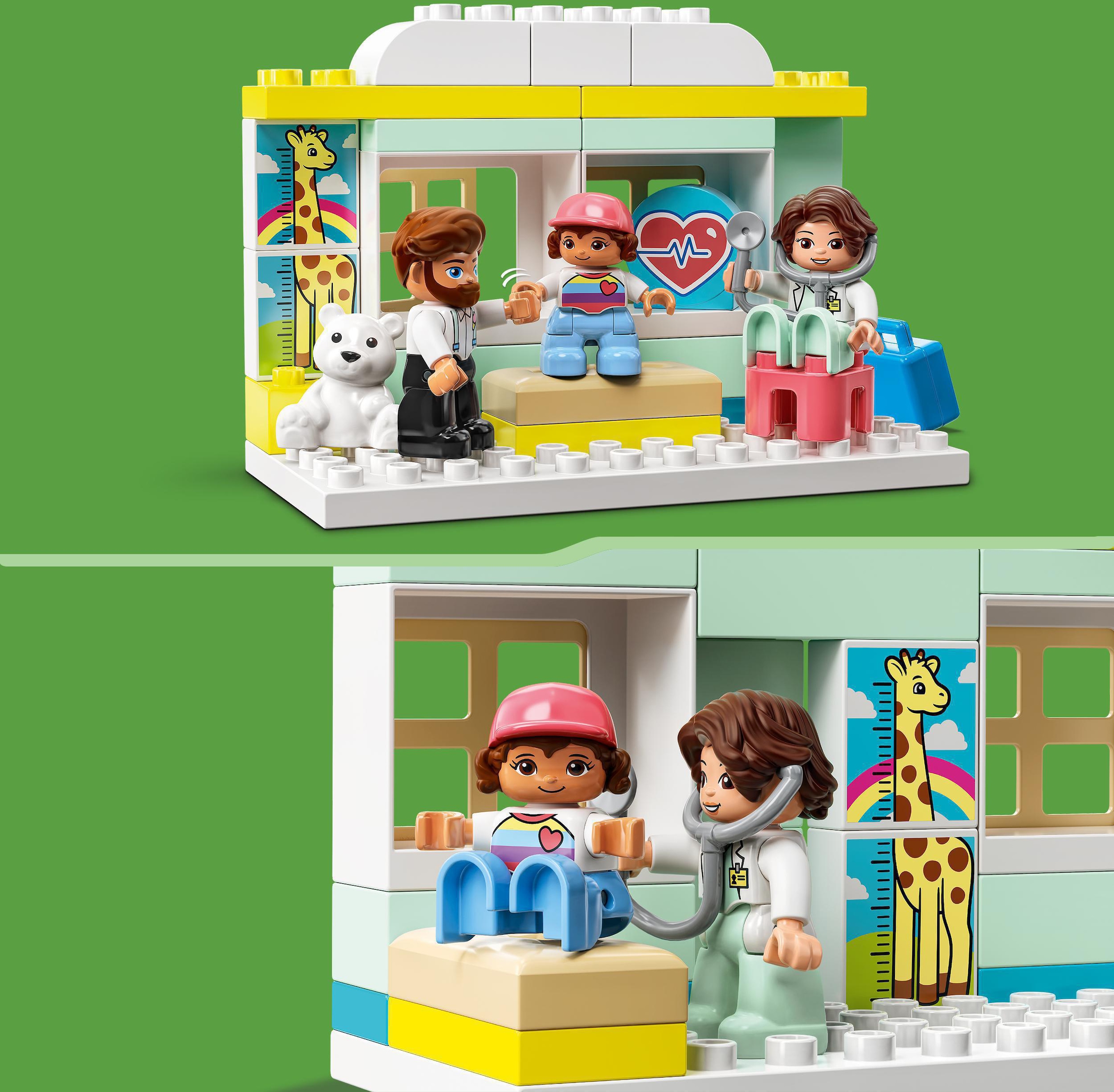 LEGO® Konstruktionsspielsteine »Arztbesuch (10968), LEGO® DUPLO«, (34 St.), Made in Europe