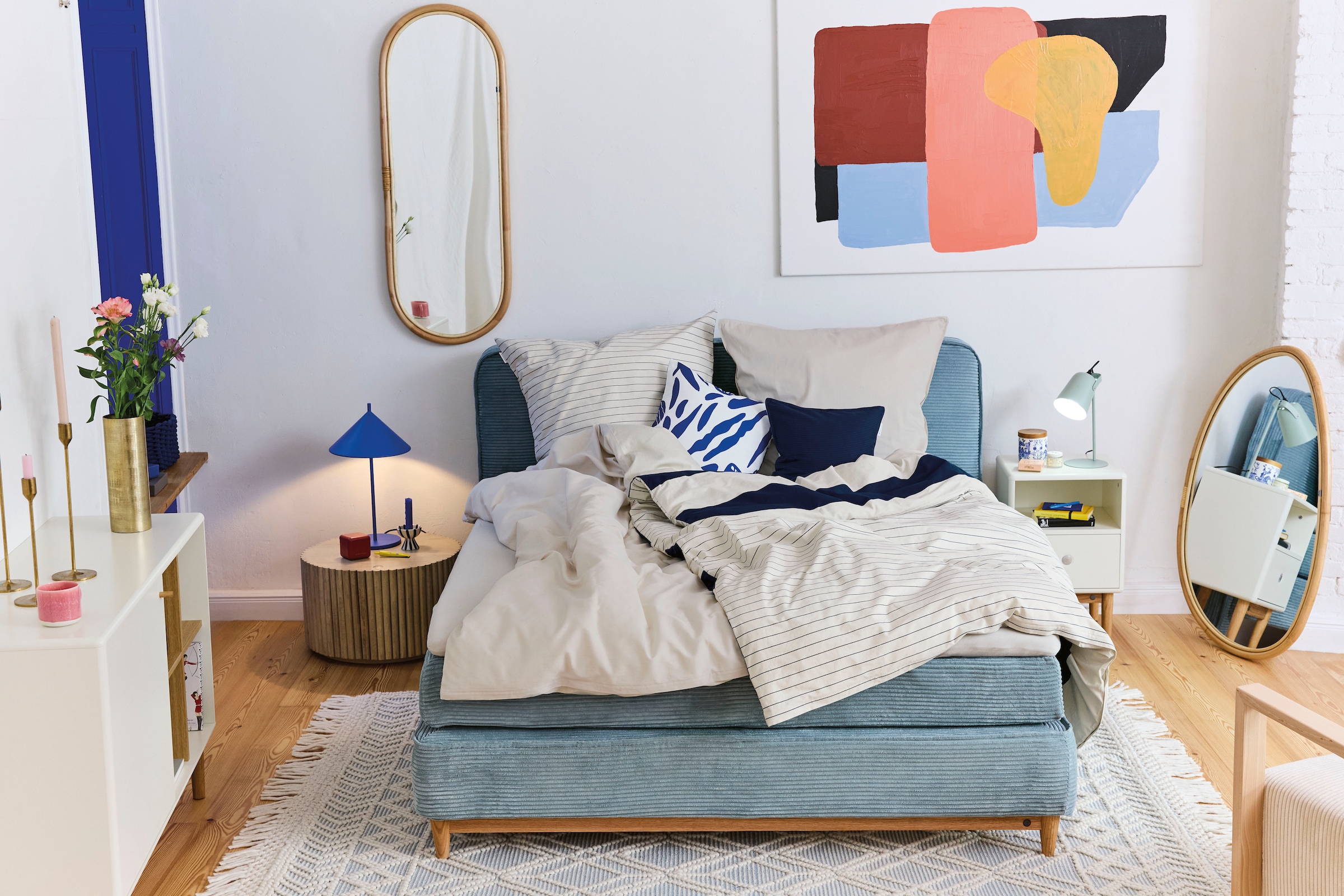 TOM TAILOR HOME Linge de lit »TWO-TONE SOLID COLORS in Gr. 135x200cm, 155x220cm oder 200x220cm« 2 cuis new bedroom, couture double sur l’oreiller