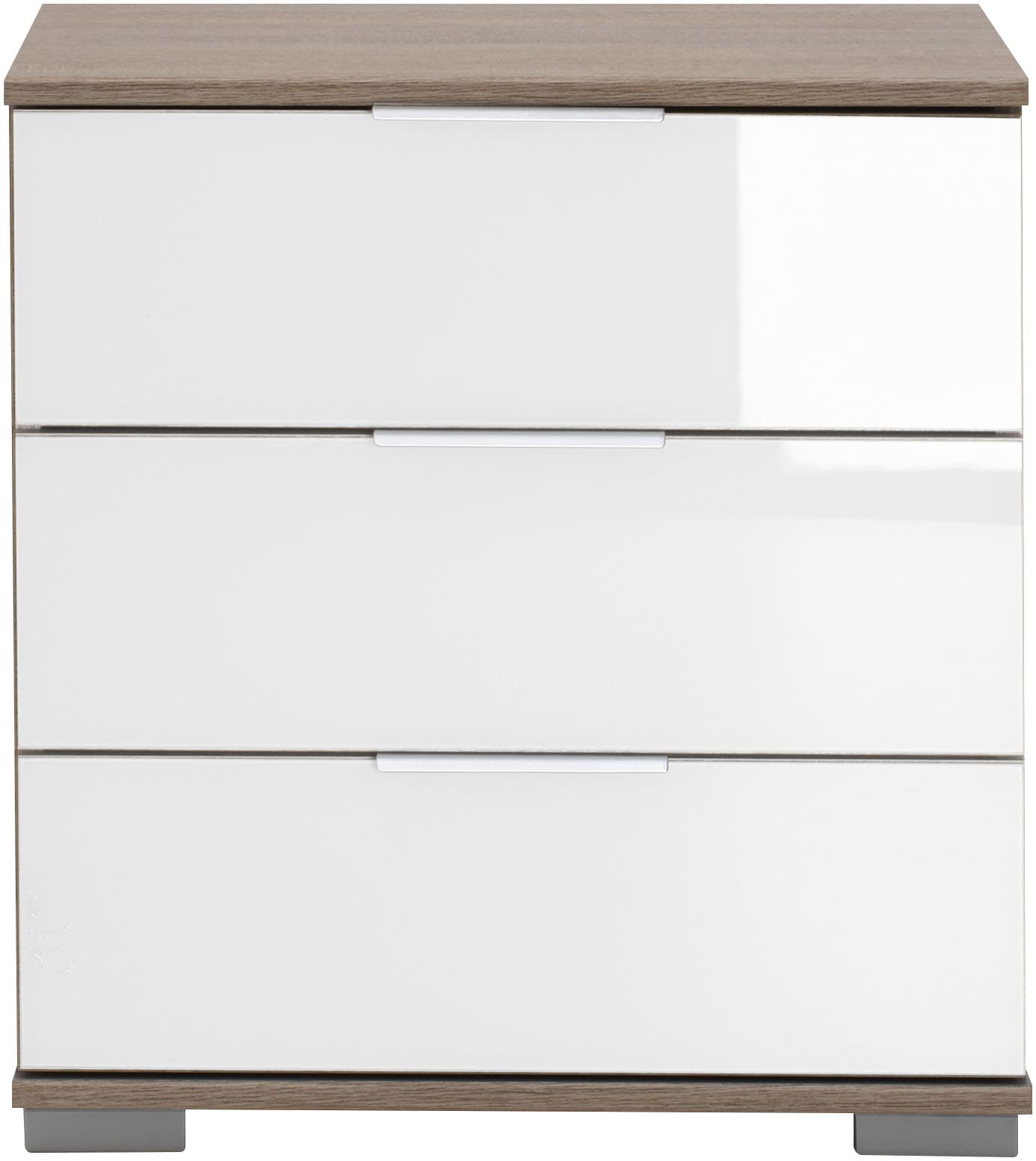 Wimex Console de nuit »Easy« avec une façade en verre ou en miroir