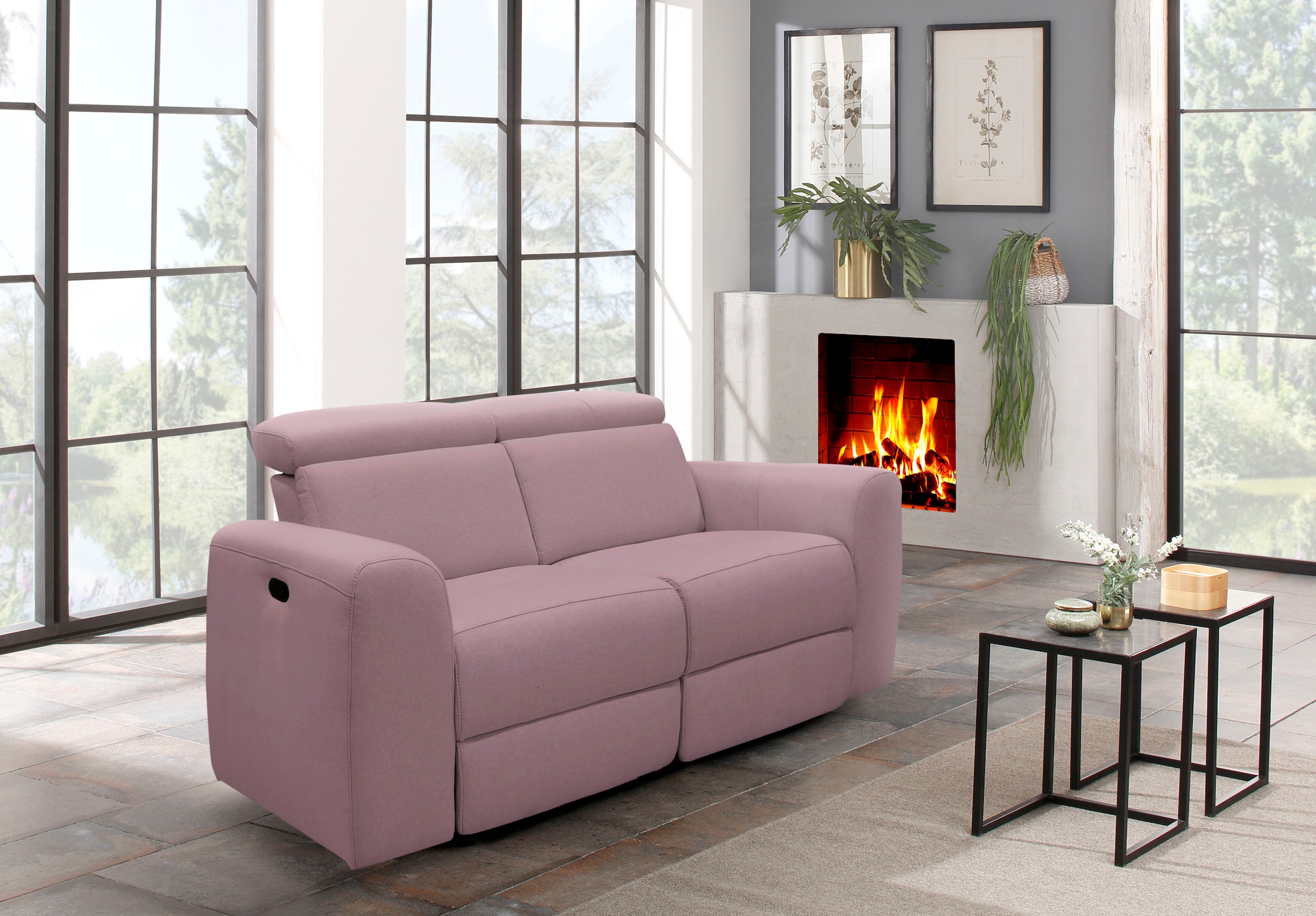 Home affaire 2-places »Sentrano« 152 cm, man. o. elektr. Relaxfunktion und USB/Kopfverstellung