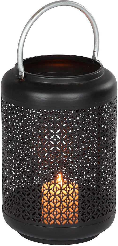 Image of Ambiente Haus Kerzenlaterne "Laterne mit Silber-Griff - (H) 42 cm"