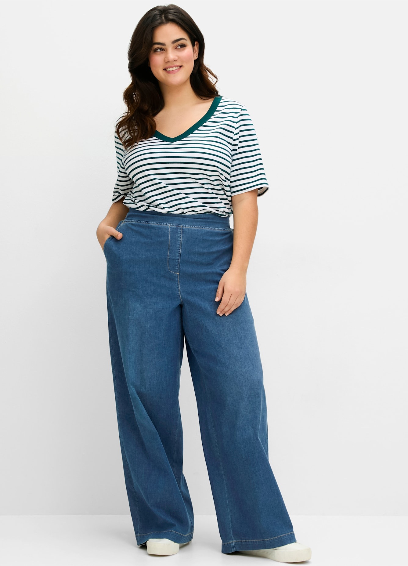Sheego Schlupfjeans, (1 tlg.)