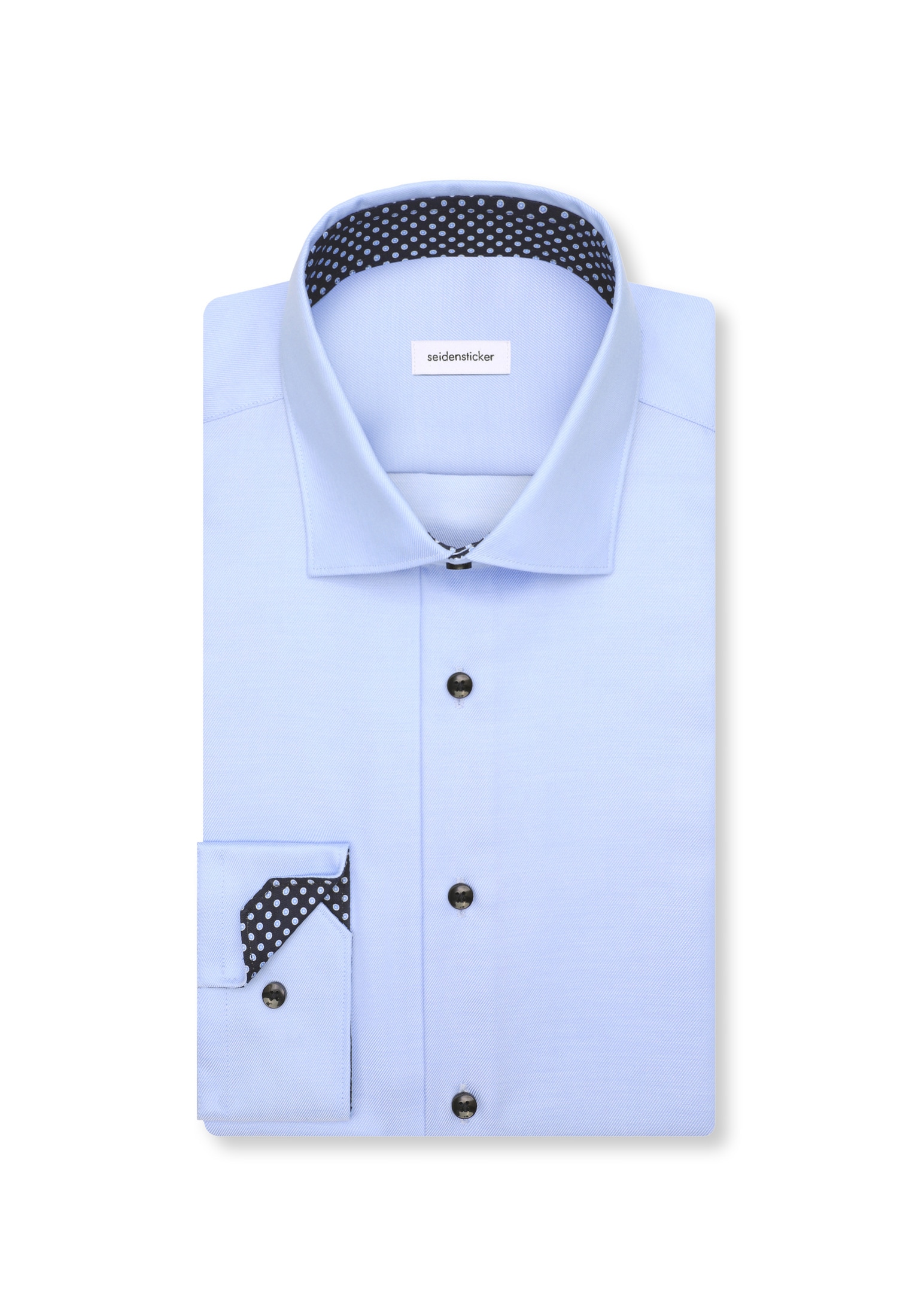 seidensticker Businesshemd »Schwarze Rose« Slim 1/1 Extra lang Kentkragen Uni