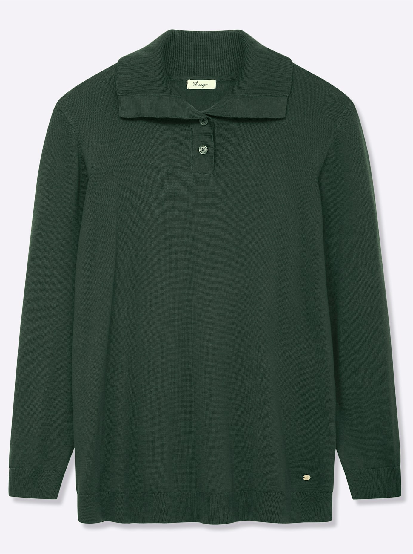 Sheego Pull à col roulé »Pullover«