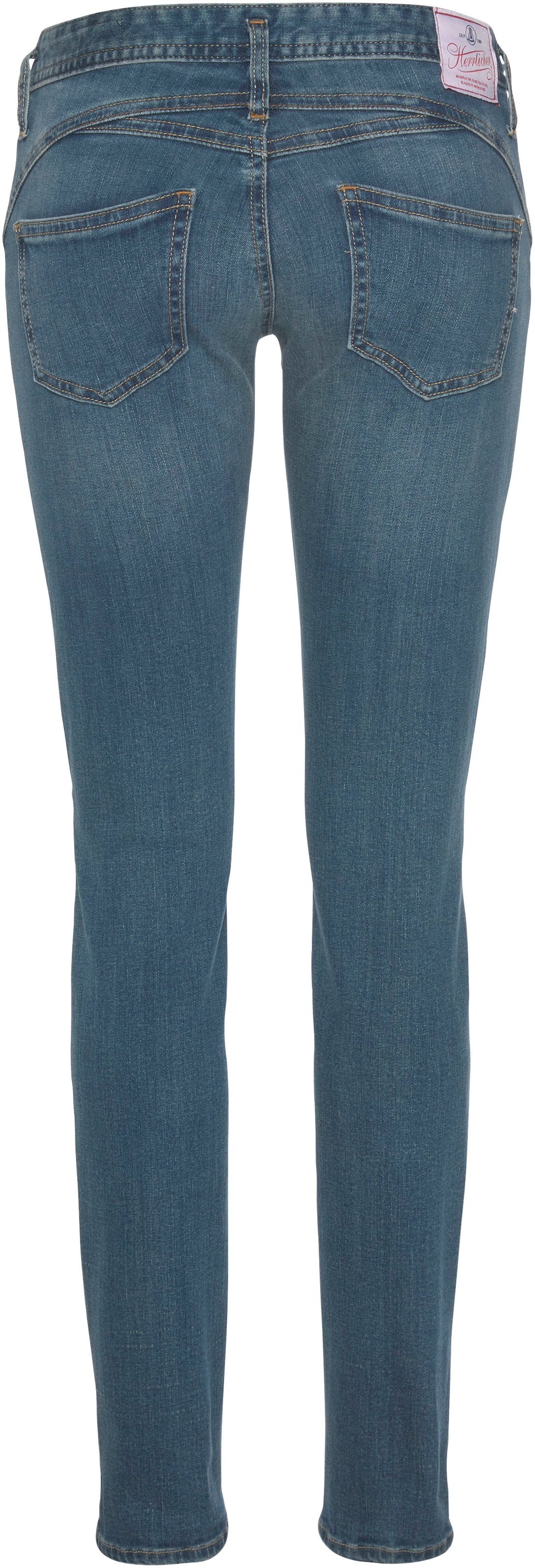 Herrlicher Slim-fit-Jeans »GINA RECYCLED DENIM«, mit seitlichem Keileinsatz