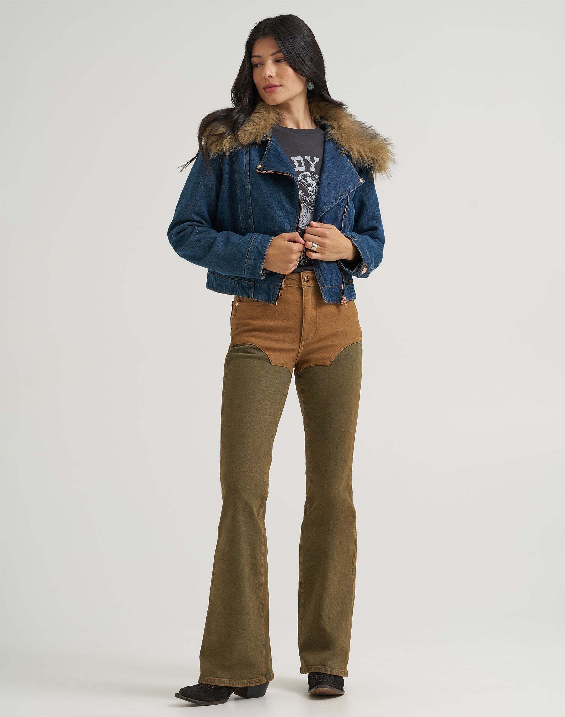 Wrangler Veste en jean »WRANGLER Jeansjacke Moto«