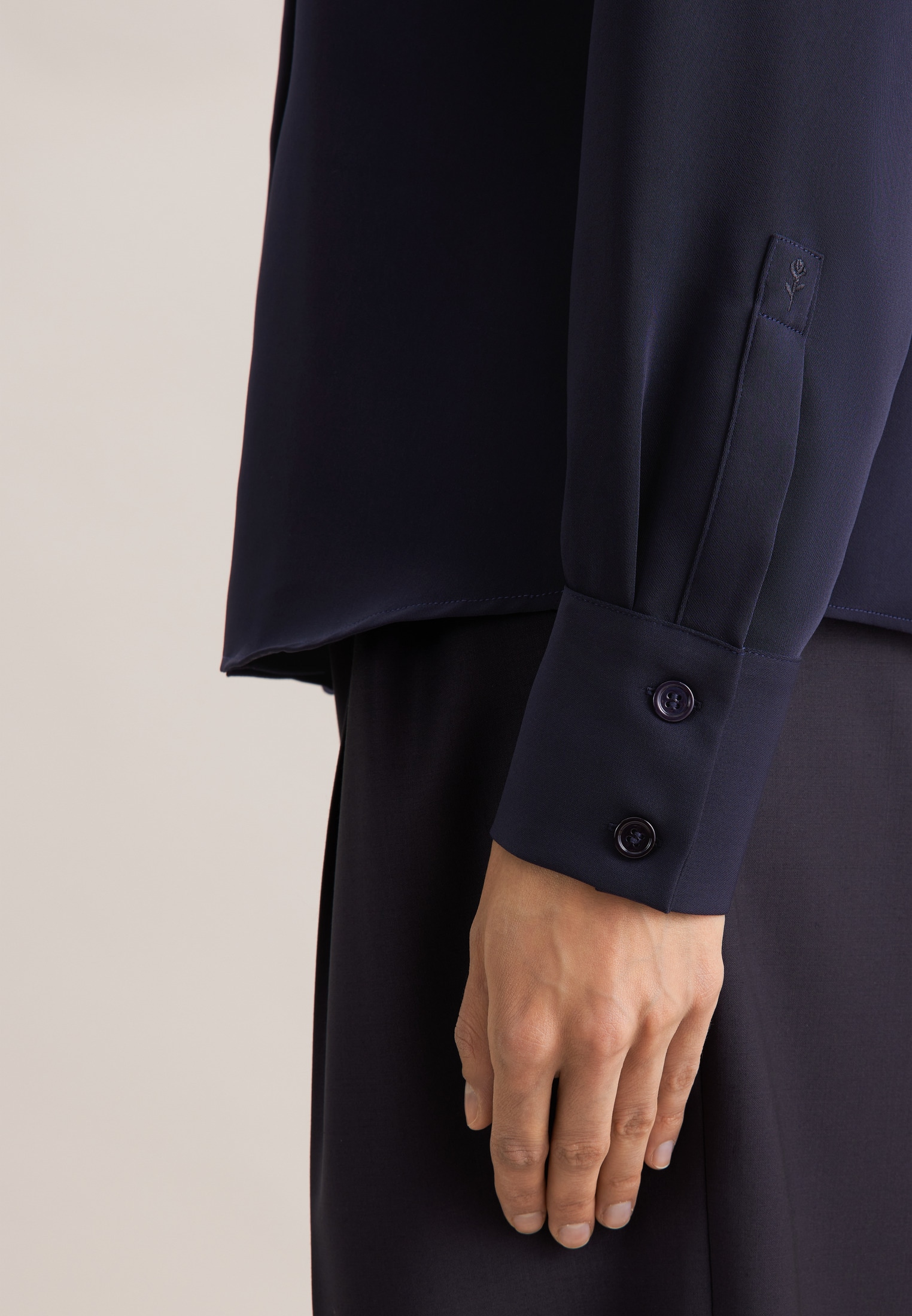 seidensticker Blouse chemise »Schwarze Rose«, 1/1 Uni
