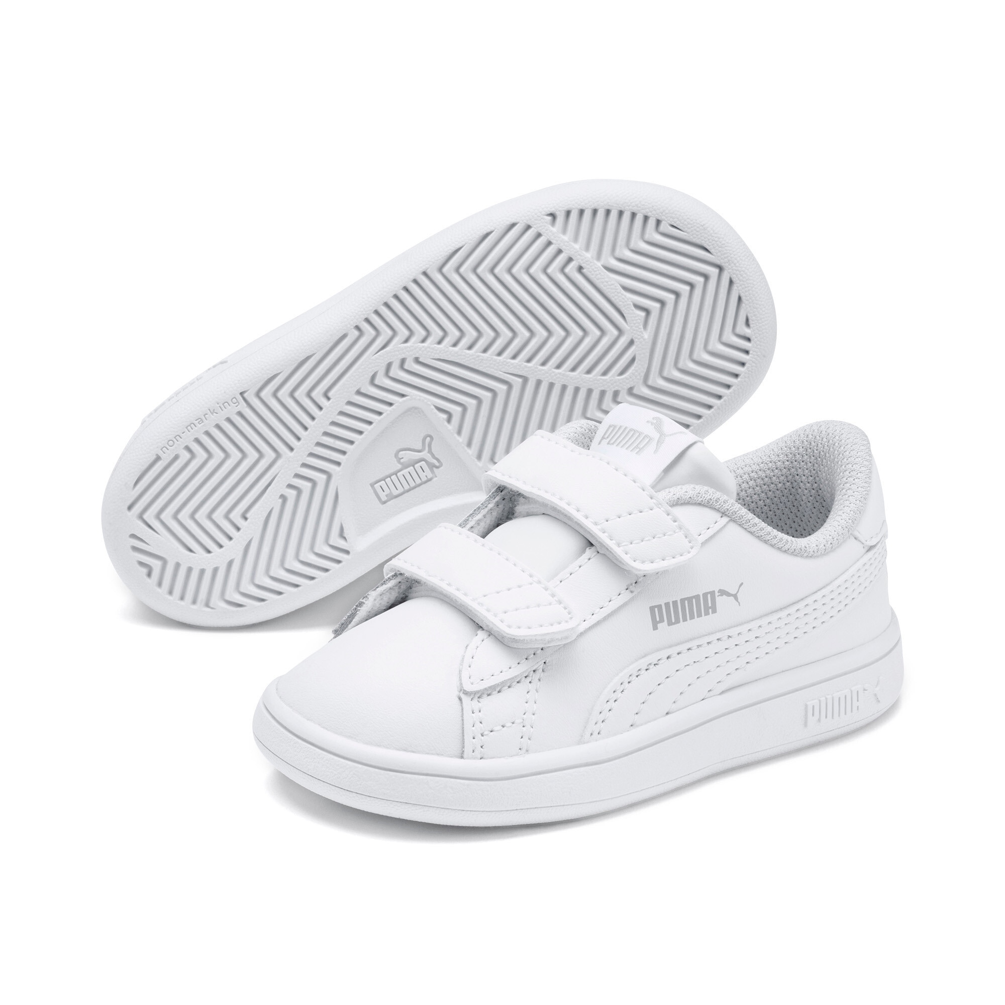 PUMA Sneaker »SMASH V2 L V INF«, für Kinder mit Klettverschluss
