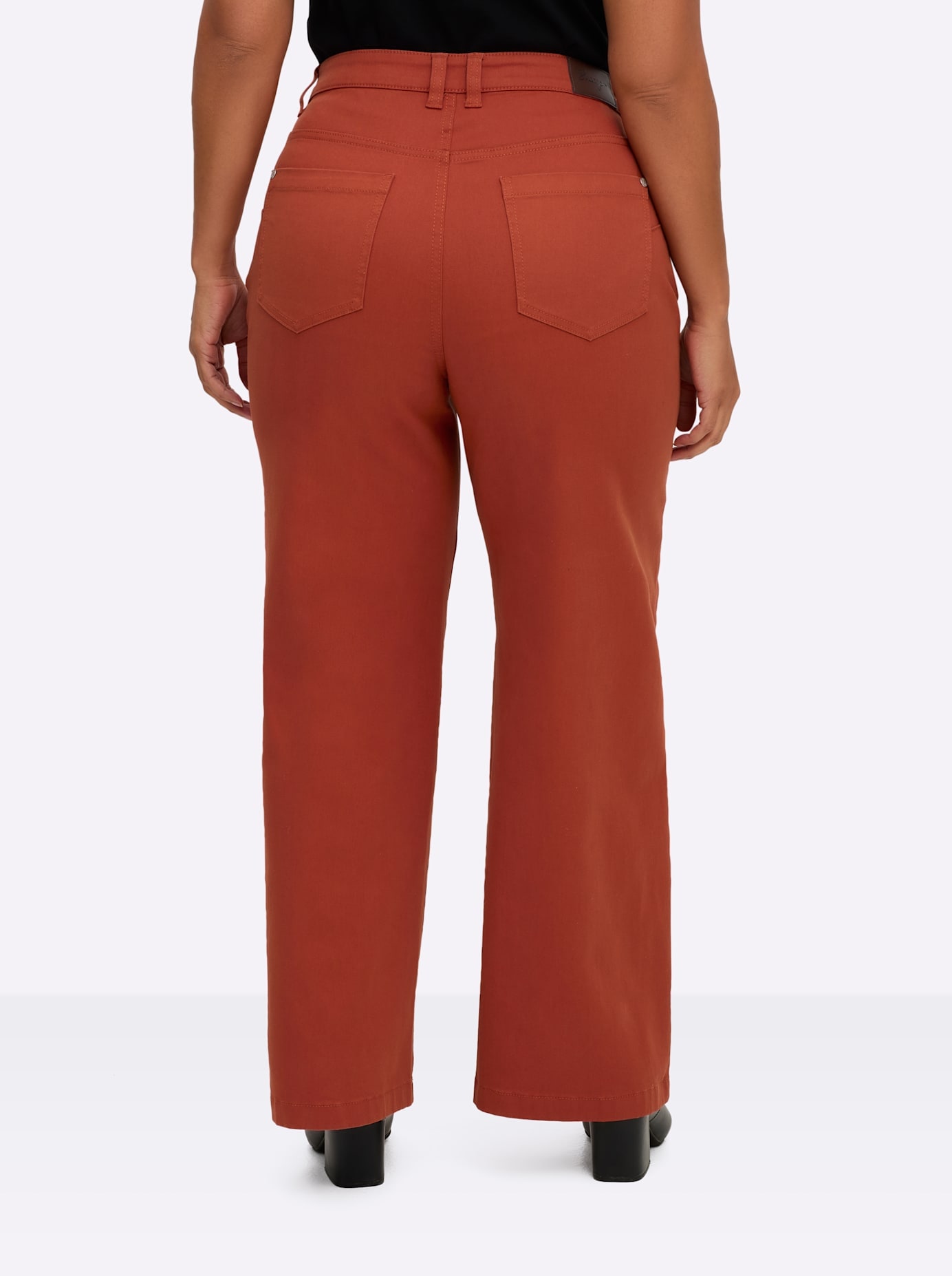 Sheego Jeans taille haute 1 cuis tlg.