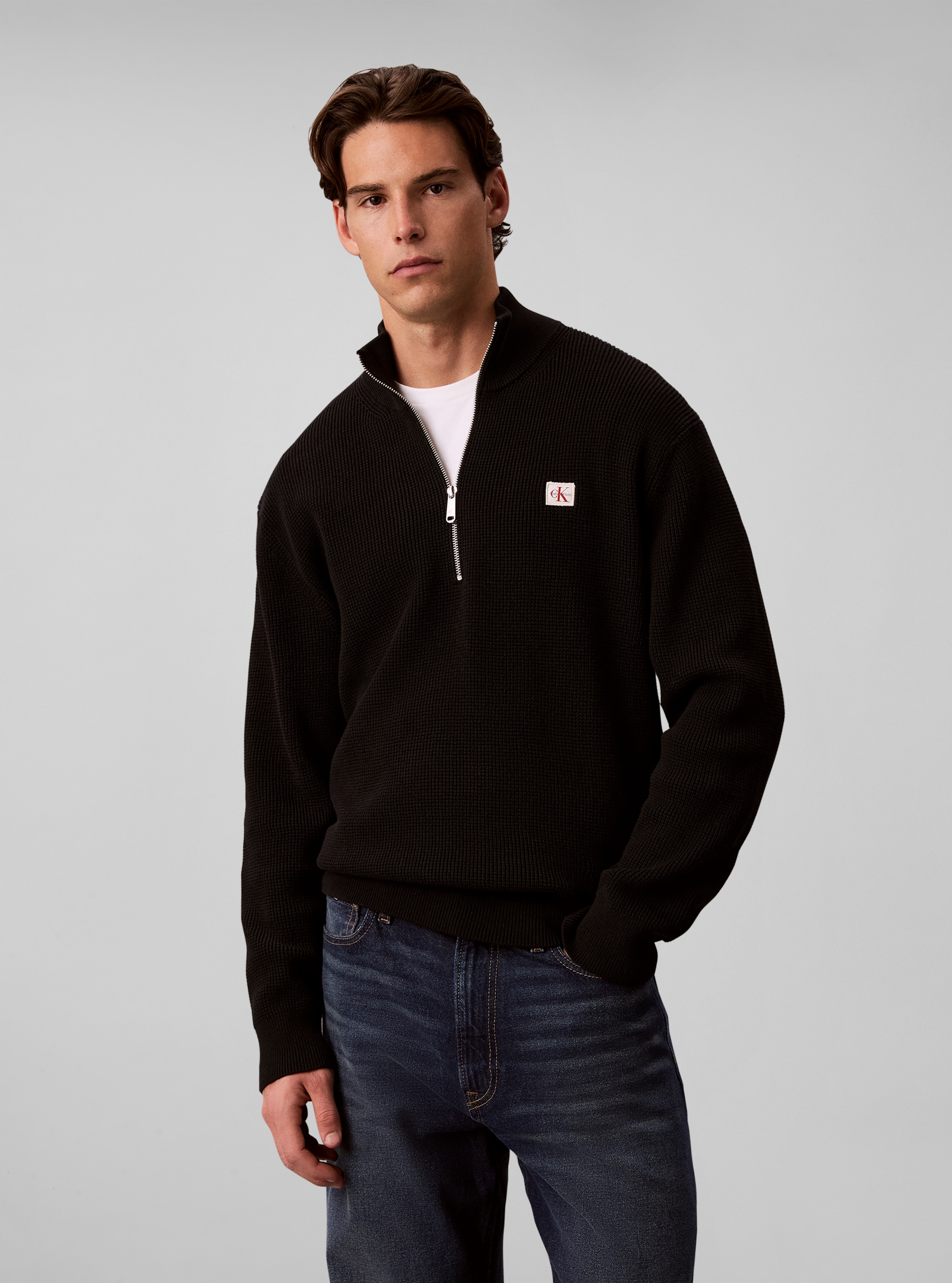 Image of Calvin Klein Troyer Regular fit mit Troyerkragen