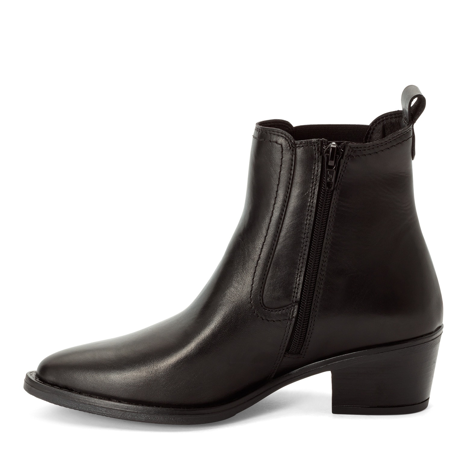 Tamaris Chelseaboots  , Blockabsatz, Cowboy Stiefelette, Westernstiefelette mit Gummizug