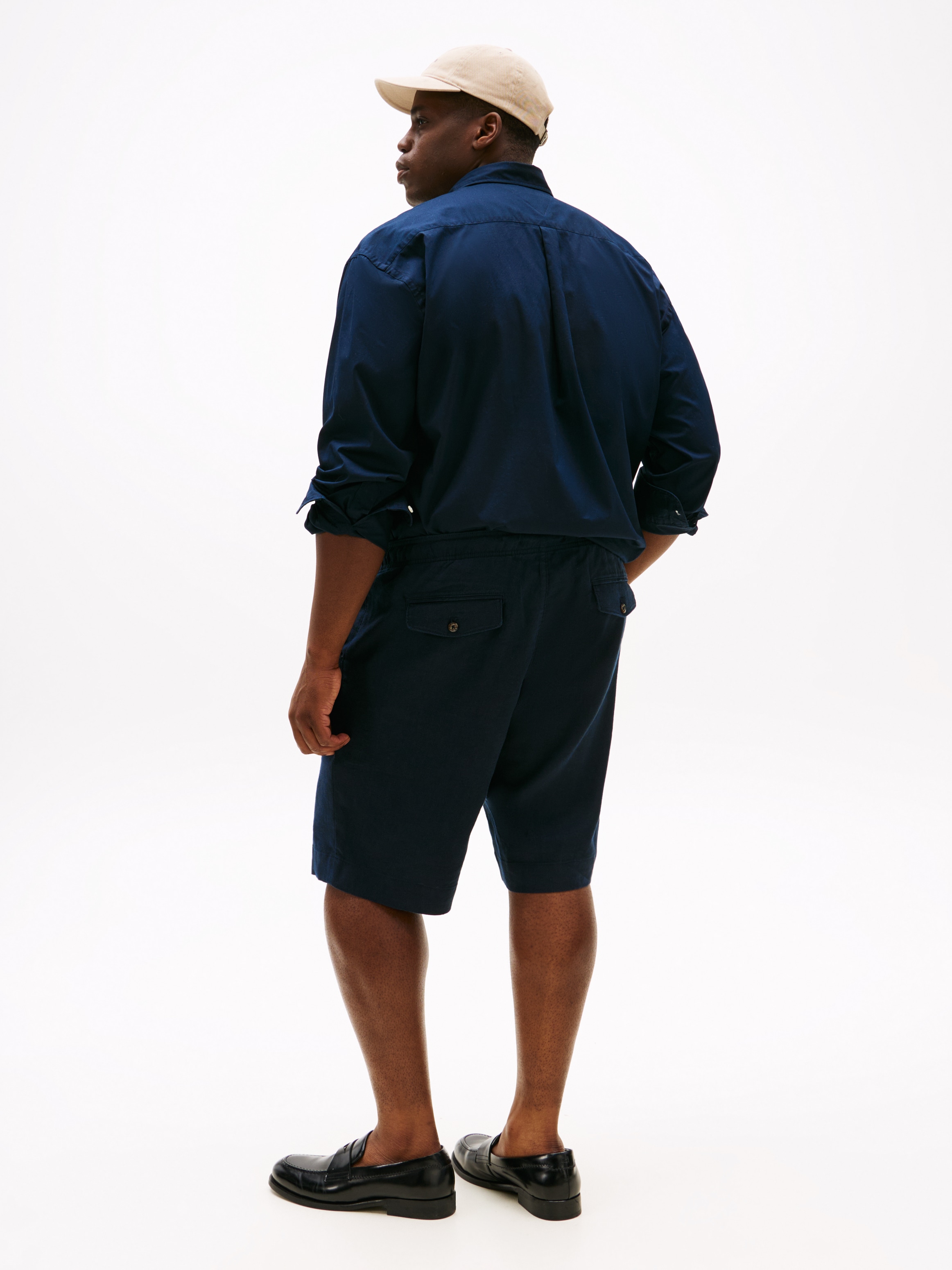 Tommy Hilfiger Big & Tall Shorts »BT-BROOKLYN PO LINEN SHORT-B«, Grosse Grössen