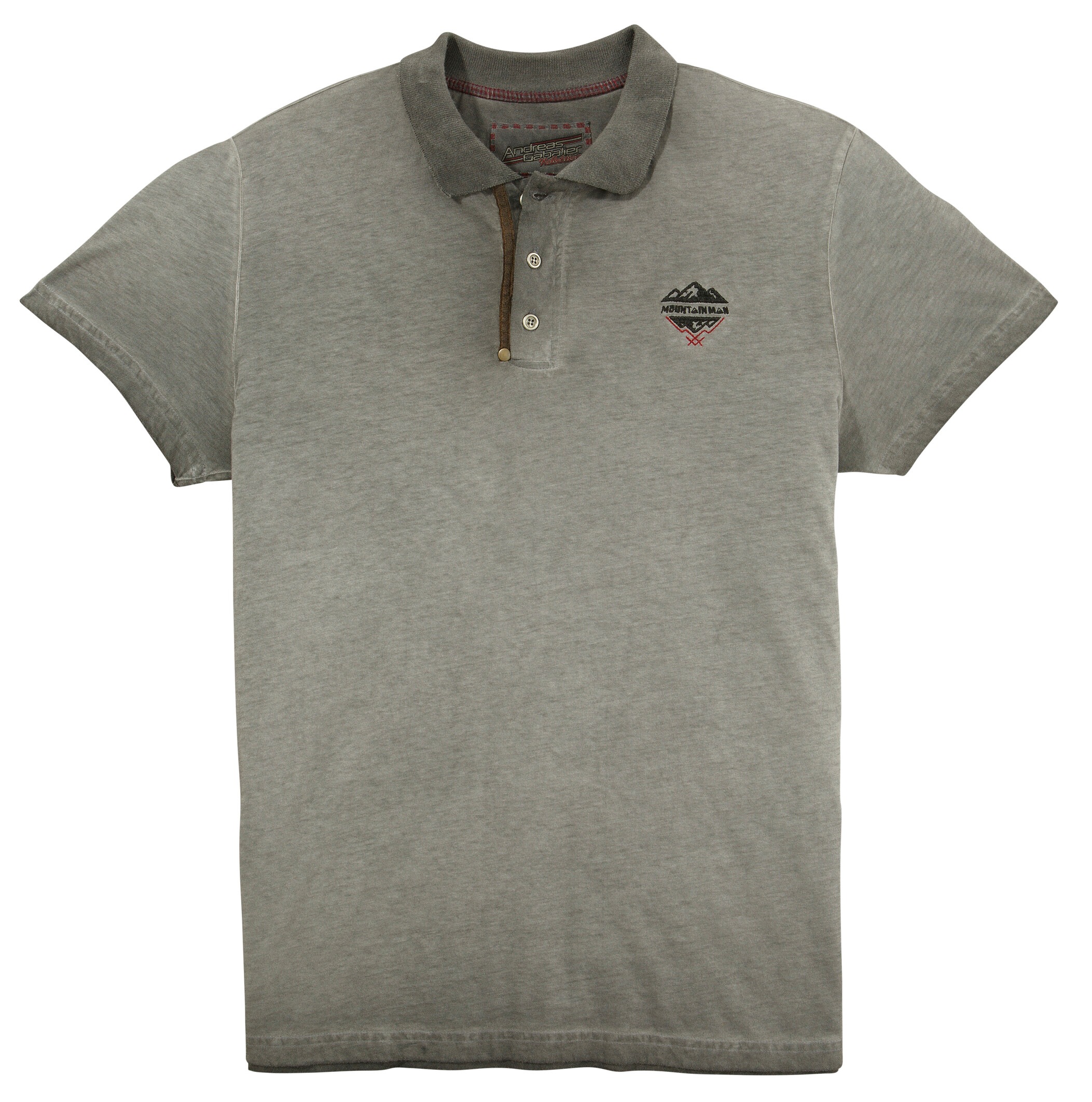 Image of Andreas Gabalier Kollektion Trachtenshirt, Herren im Used-Look und mit Logostickerei "Mountainman" bei Ackermann Versand Schweiz