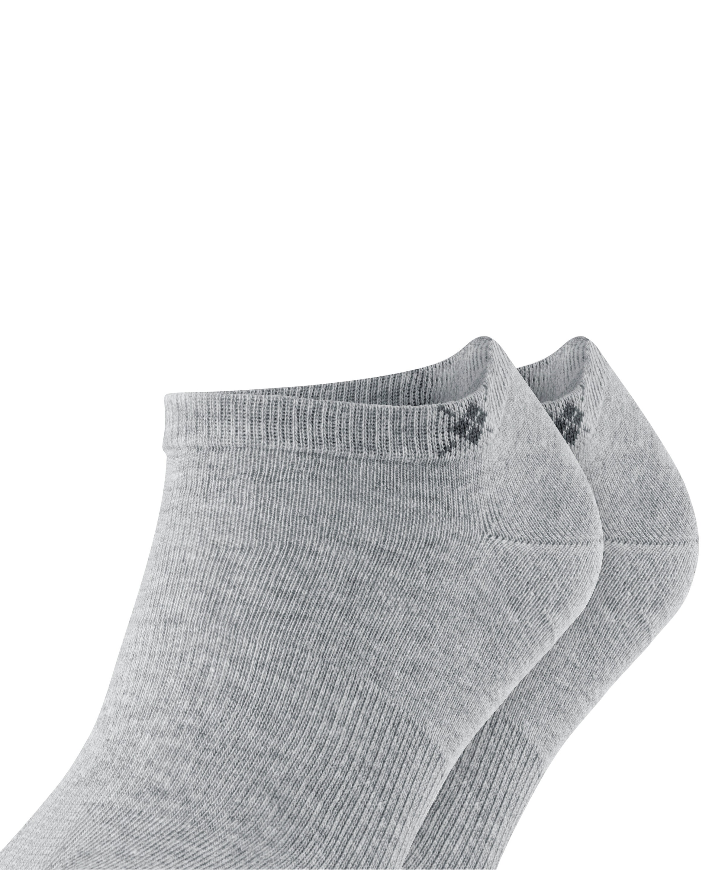 Burlington Sneakersocken »Everyday« 2 Paar,  unifarben, Einheitsgrösse 40-46, eingestricktes Burlington-Logo