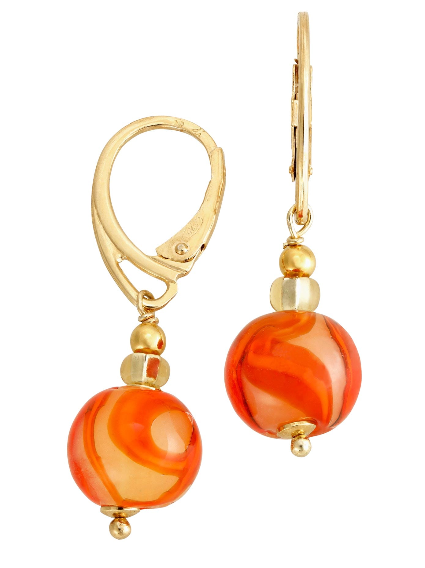 Ohrhänger mit Murano-Glas