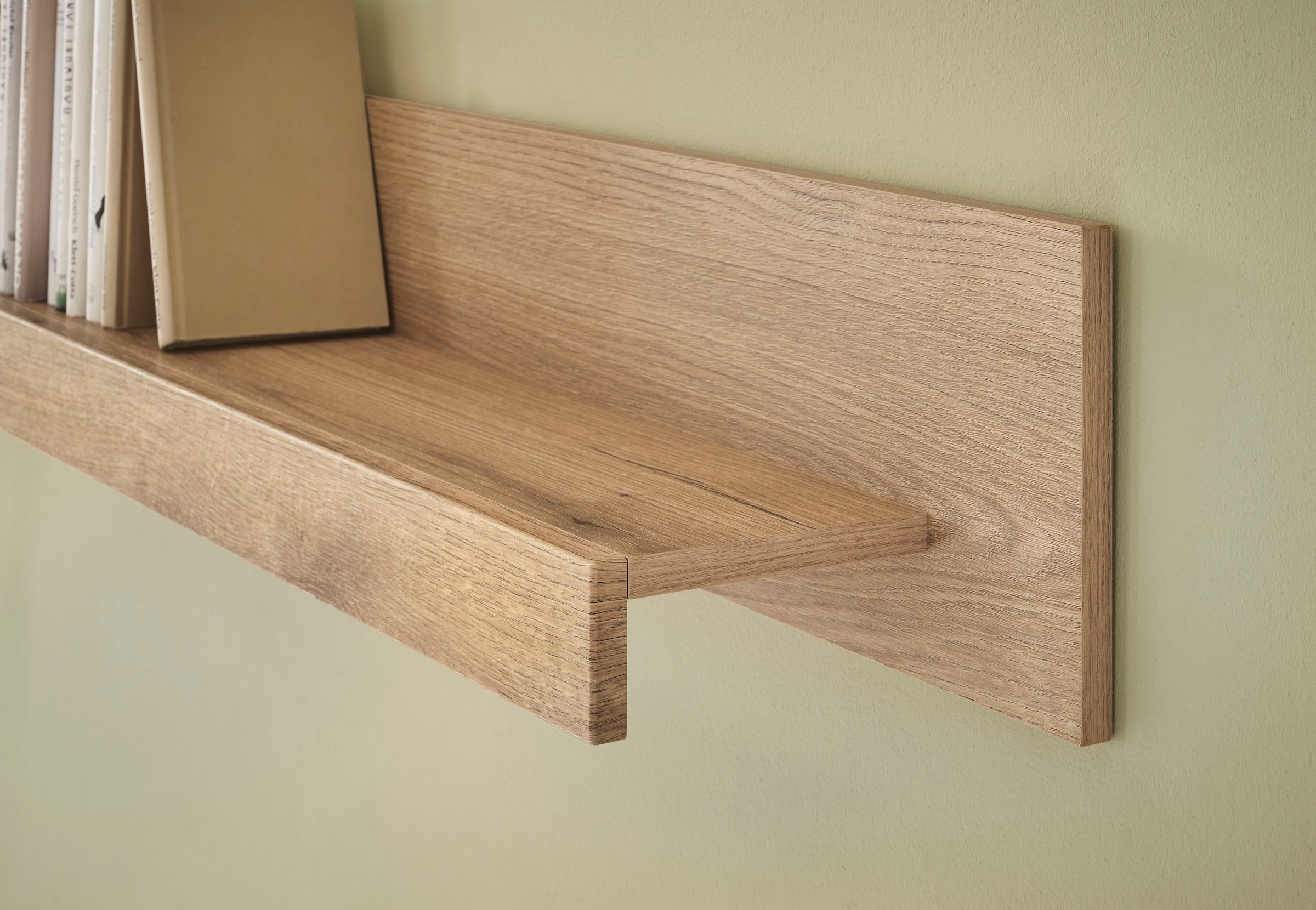 INOSIGN Wohnwand »Cantara, moderne Anbauwand, Wohnzimmer-Set, in Eiche Evoke oder Weiss«, (Set), enthält zwei Vitrinen, ein Sideboard und ein Wandboard