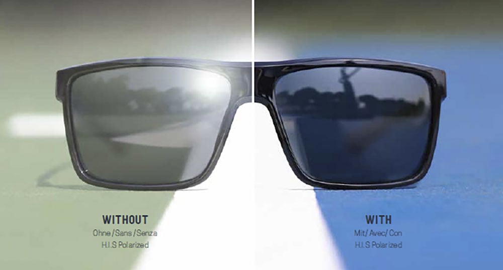 H.I.S Sonnenbrille 3 Stk. Schmetterlingsform, braun gemustert, polarisierende Gläser