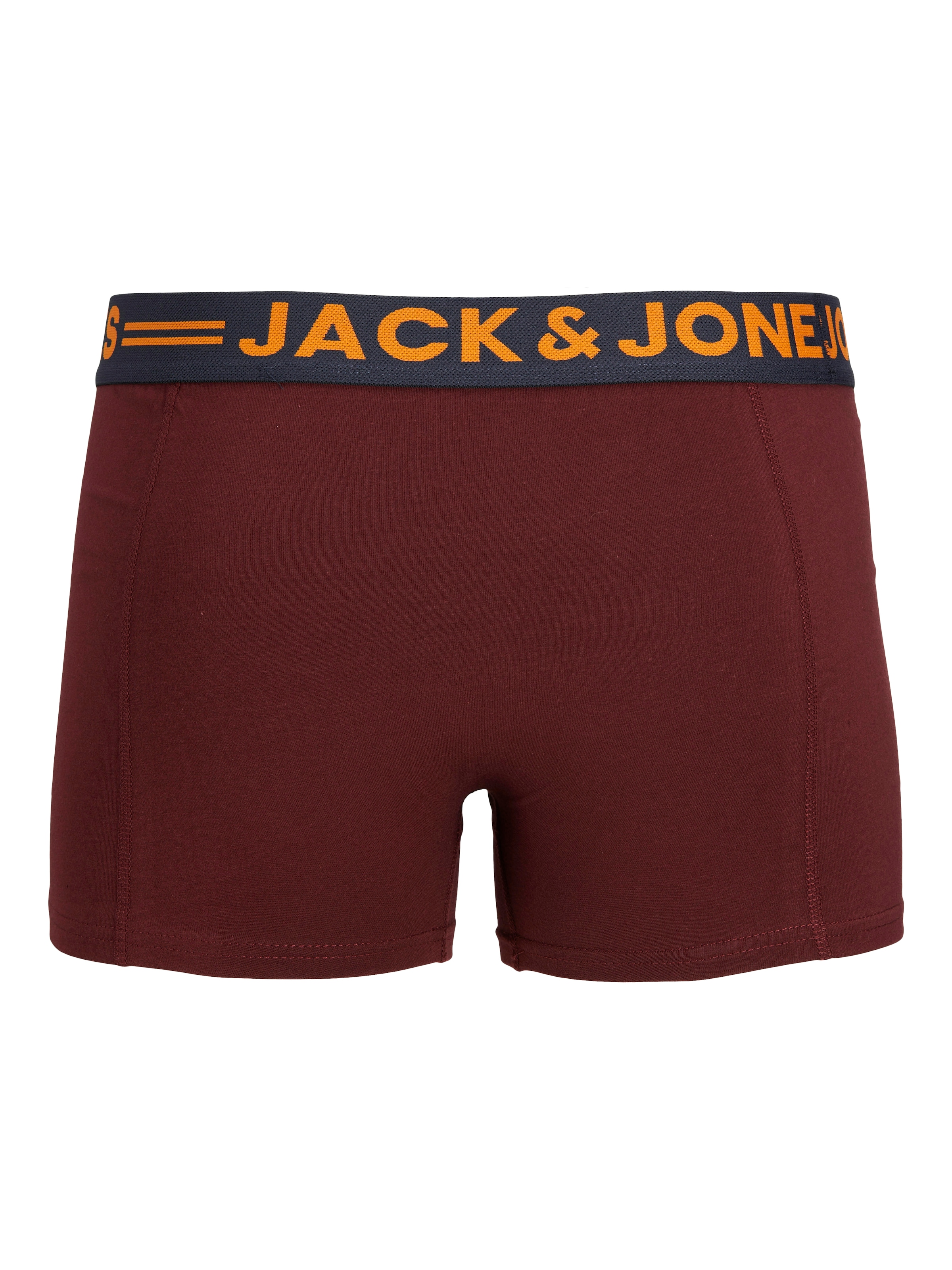 Jack & Jones Tronc »JACLICHFIELD TRUNKS 3 PACK NOOS« Paquet, 3 cuis mélange de coton, ceinture élastique