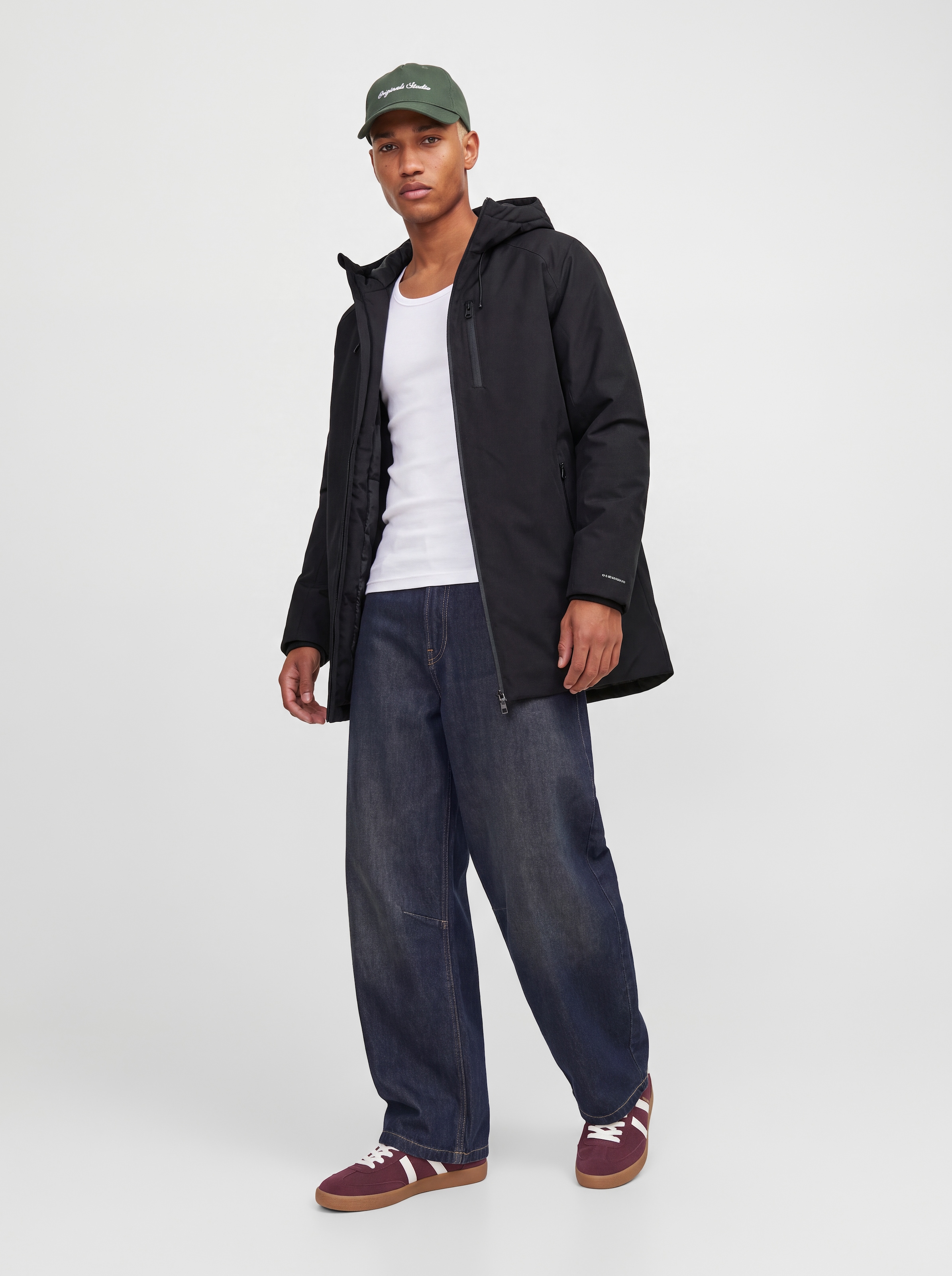 Jack & Jones Parka »JJSAGE PARKA« avec capuche Kunstfaser, regular fit