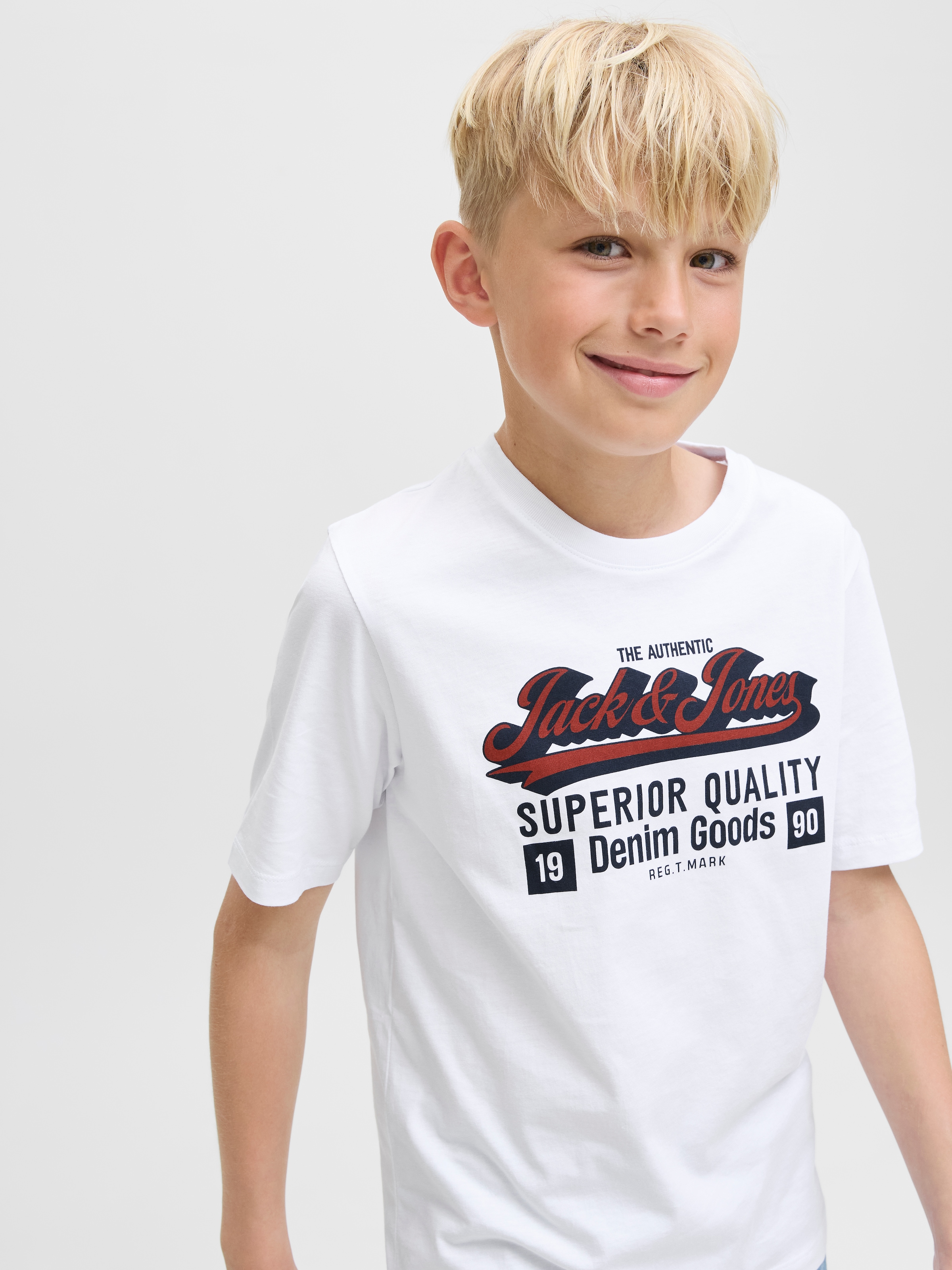 Jack & Jones Junior T-Shirt »JJELOGO TEE SS ONECK 2 COL AW25 NOOS JNR«