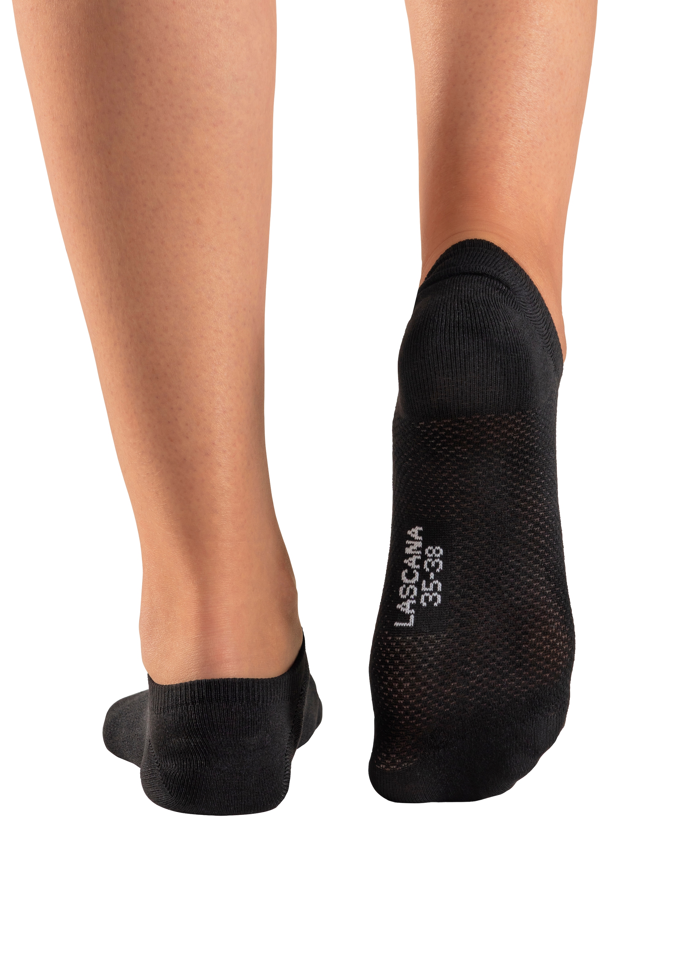 LASCANA ACTIVE Chaussettes de baskets Packung, 7 cuis tlg. mit Pikeestruktur