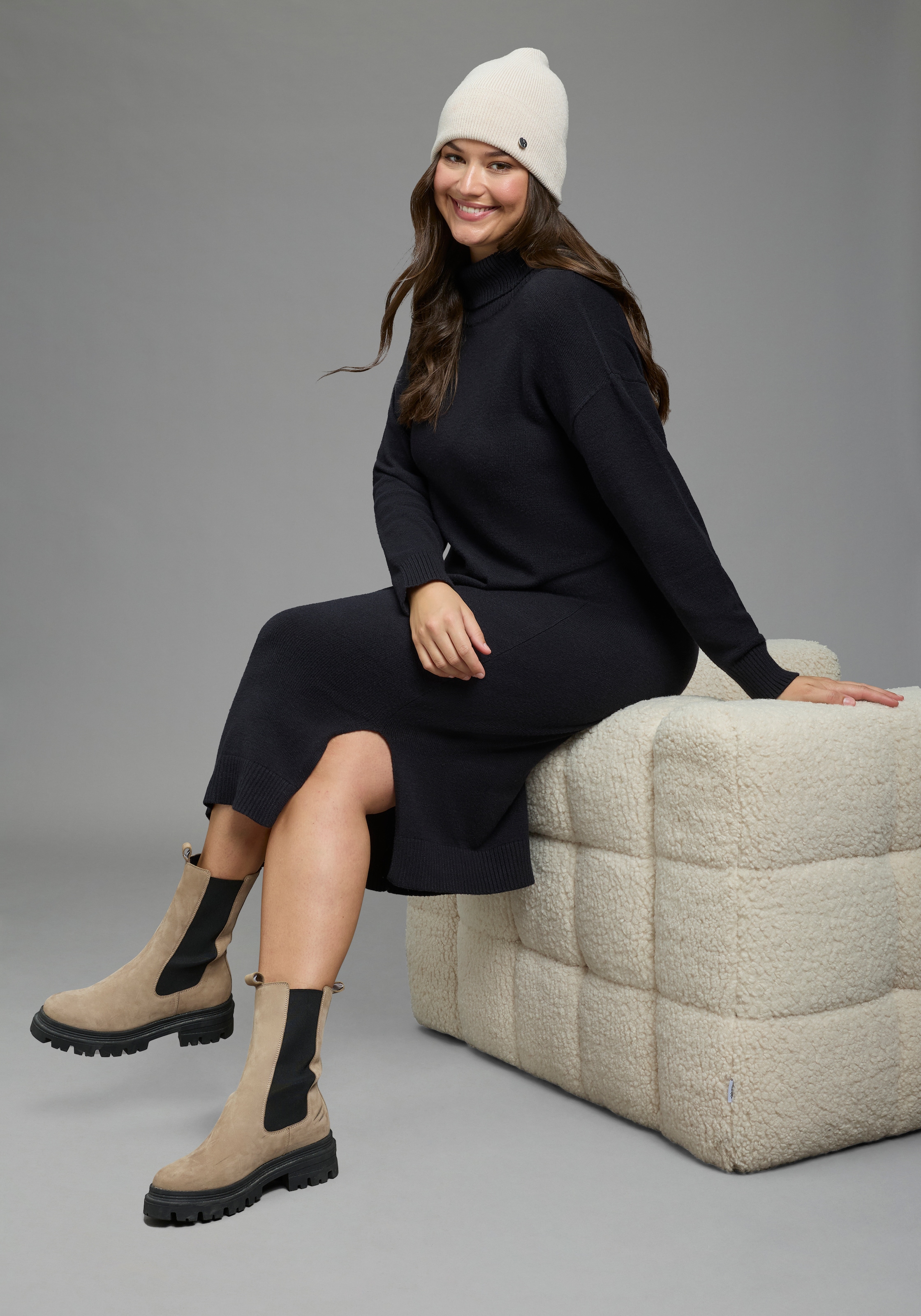 Laura Scott CURVE Strickkleid »Grosse Grössen« auch in grossen Grössen