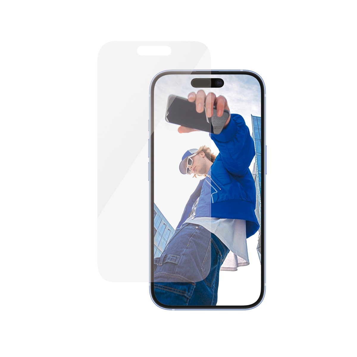 PanzerGlass Displayschutzglas »Classic Fit Screen Protection«, für Apple iPhone 16, Displayschutzfolie, Schutzfolie, Bildschirmschutz, kratz- & stossfest