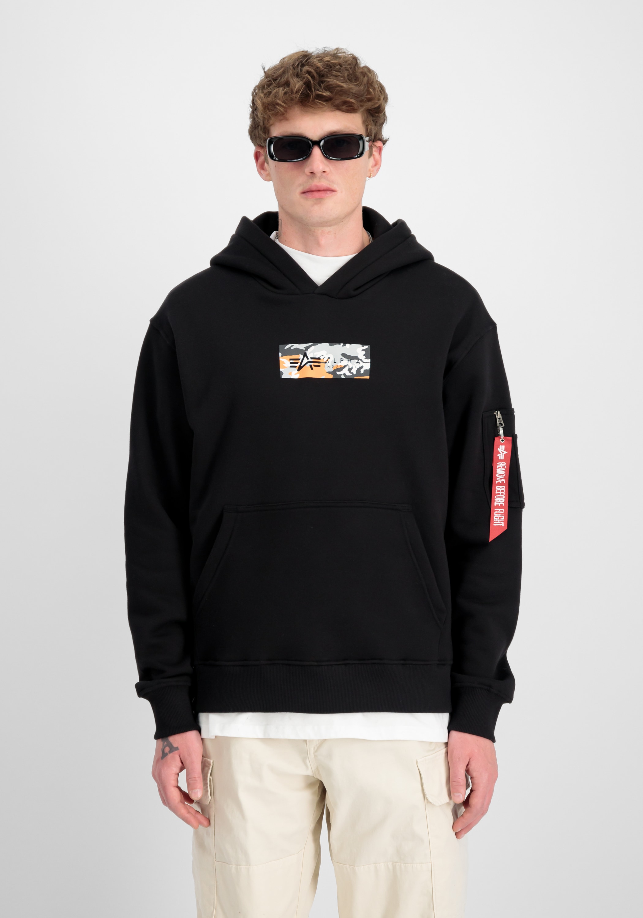Alpha Industries Hoodie »Alpha Industries Men - Hoodies Camo Panel Hoodie«