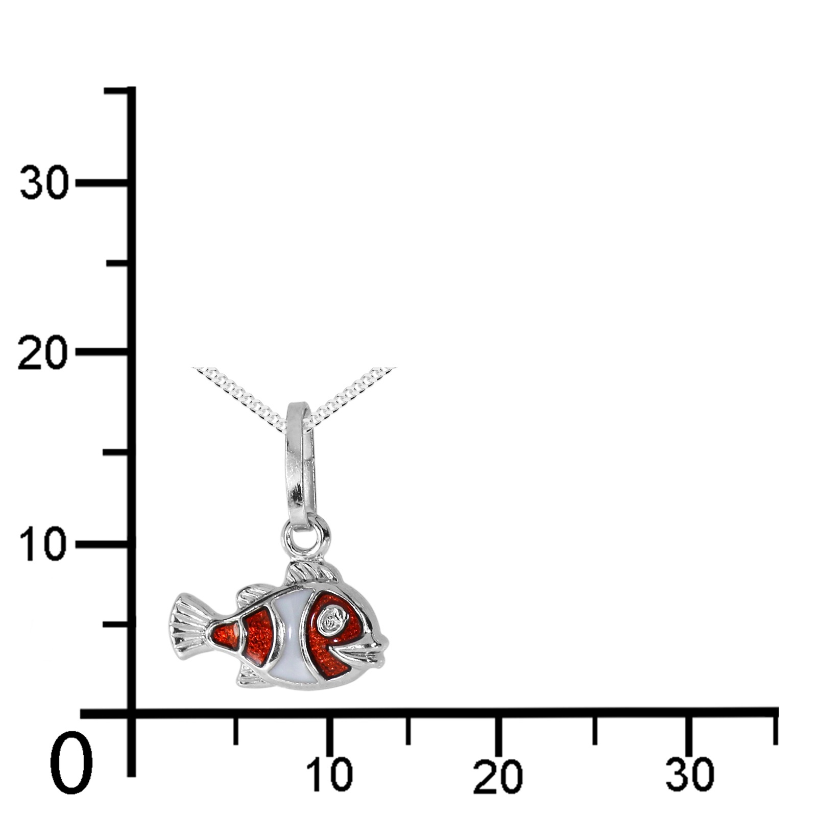 OSTSEE-SCHMUCK Kette mit Anhänger »Ostsee-Schmuck Kette mit Anhänger kleiner Fisch«