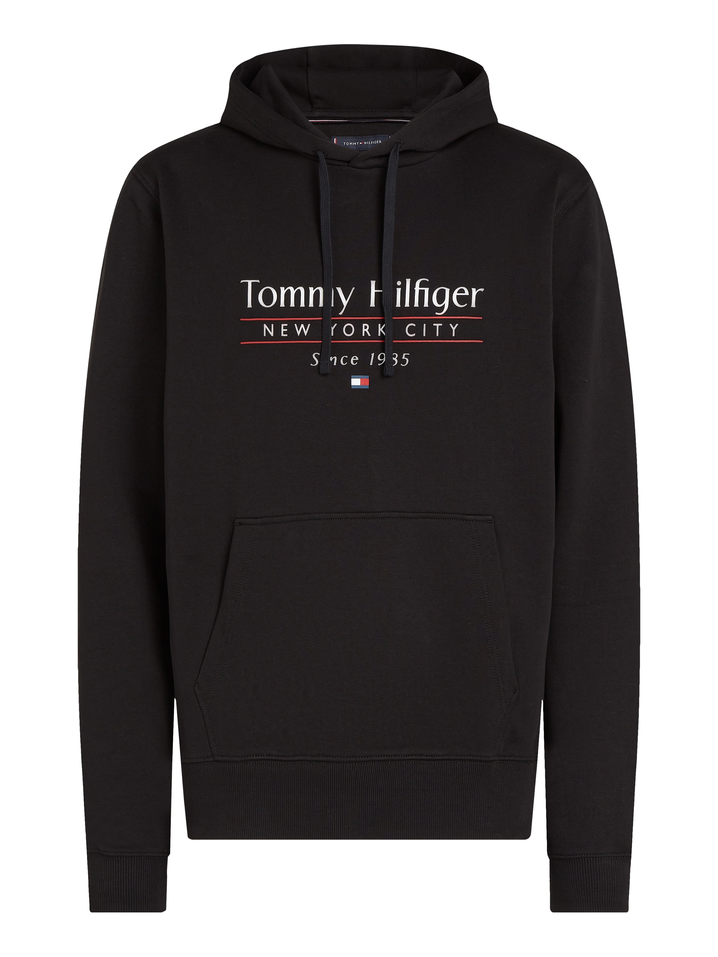 Tommy Hilfiger Hoodie »HILFIGER CENTER STACK HOODY«, mit grossem mehrfarbigen Print