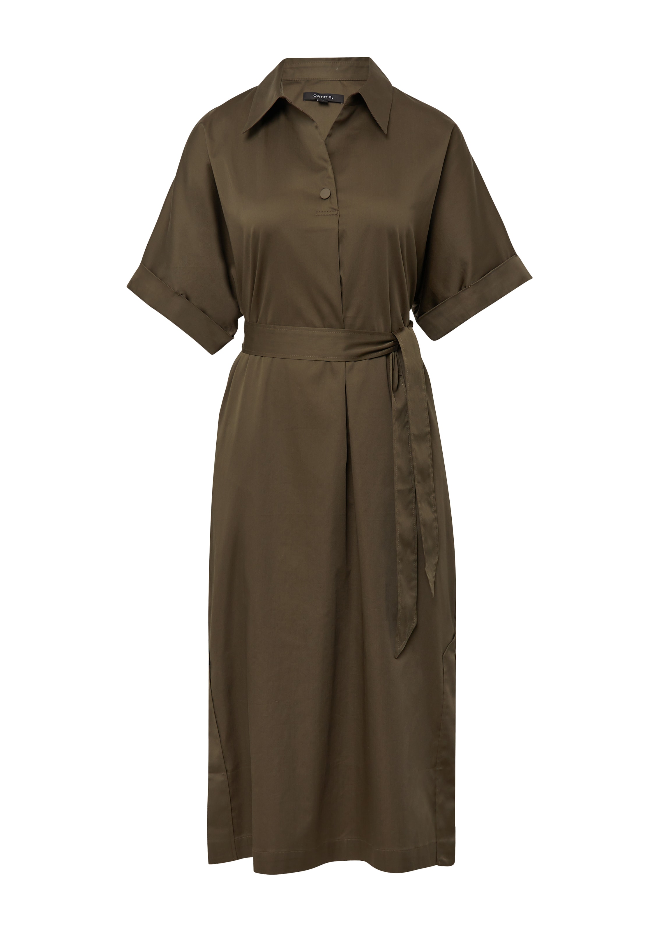 Comma Robe d'été avec ceinture à nouer