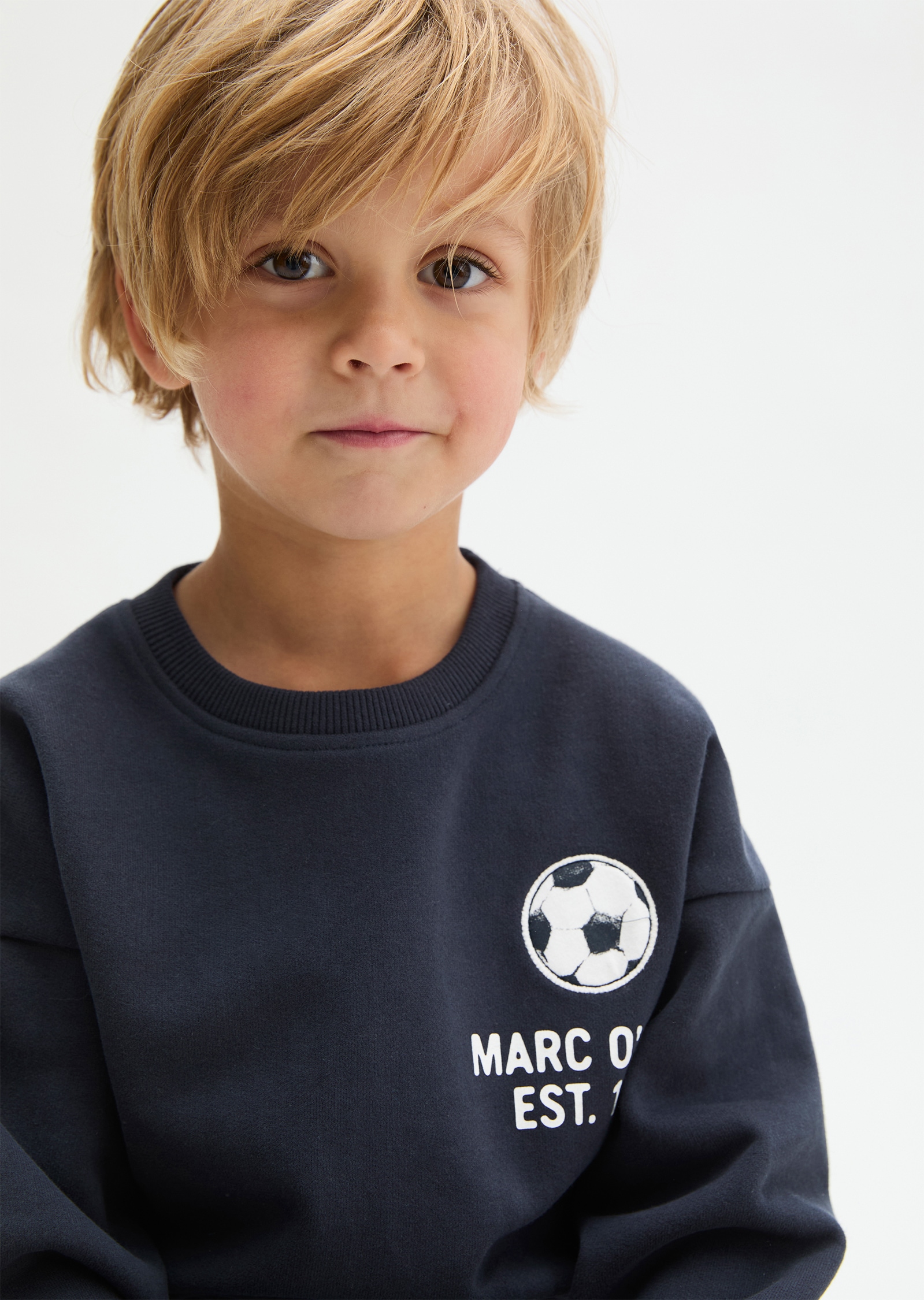 Marc O'Polo Junior Sweatshirt , für Jungs bis Grösse 122, grosser Rückenprint
