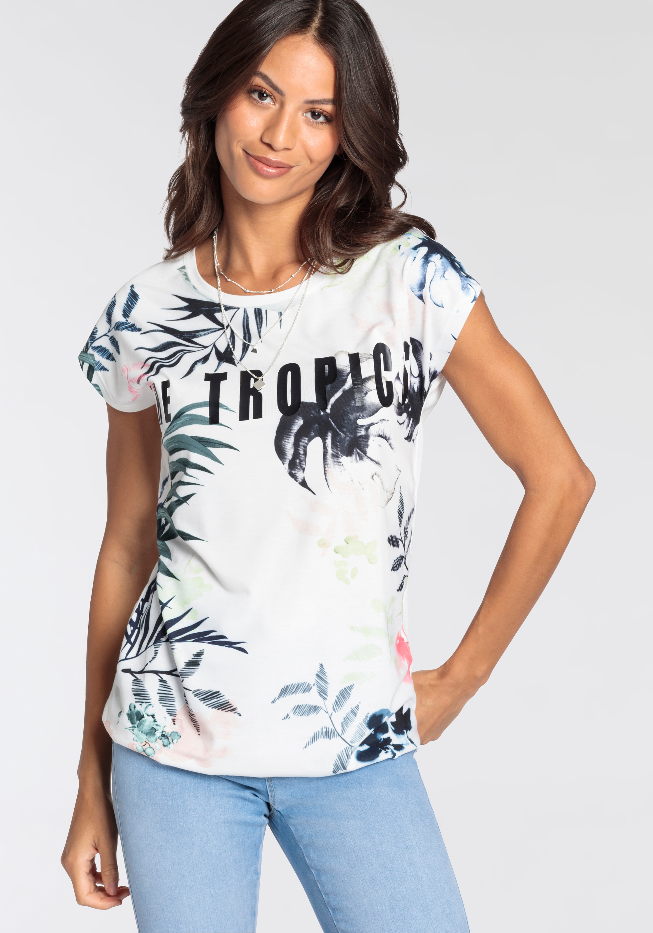 Laura Scott T-Shirt, mit modischem Print - NEUE KOLLEKTION