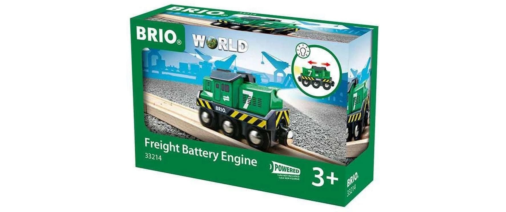 BRIO® Locomotive de train jouet »BRIO Batterie-Frachtlok«