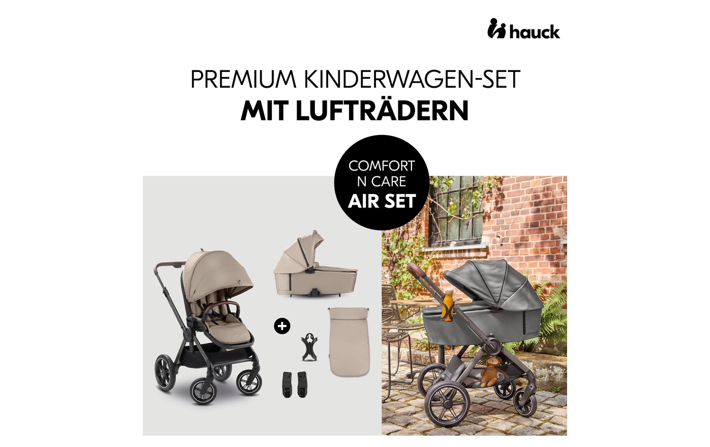Hauck Poussette combinée »Comfort N Care Air« 22 kilos Belastbarkeit bis 22 kg