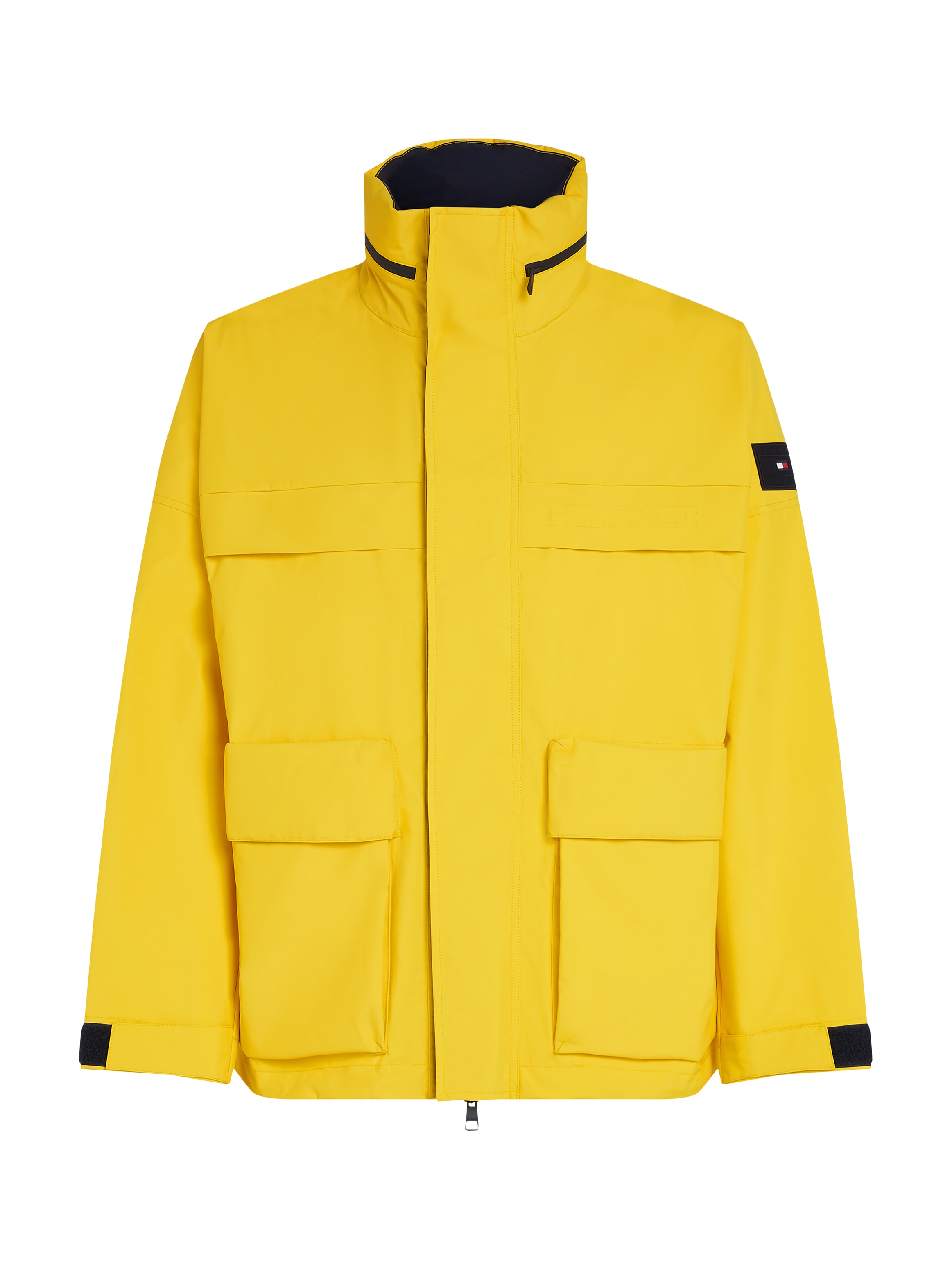 Tommy Hilfiger Outdoorjacke »REGATTA MID LENGTH JACKET«, mit Kapuze, verstaubare Kapuze mit Reissverschlussfach